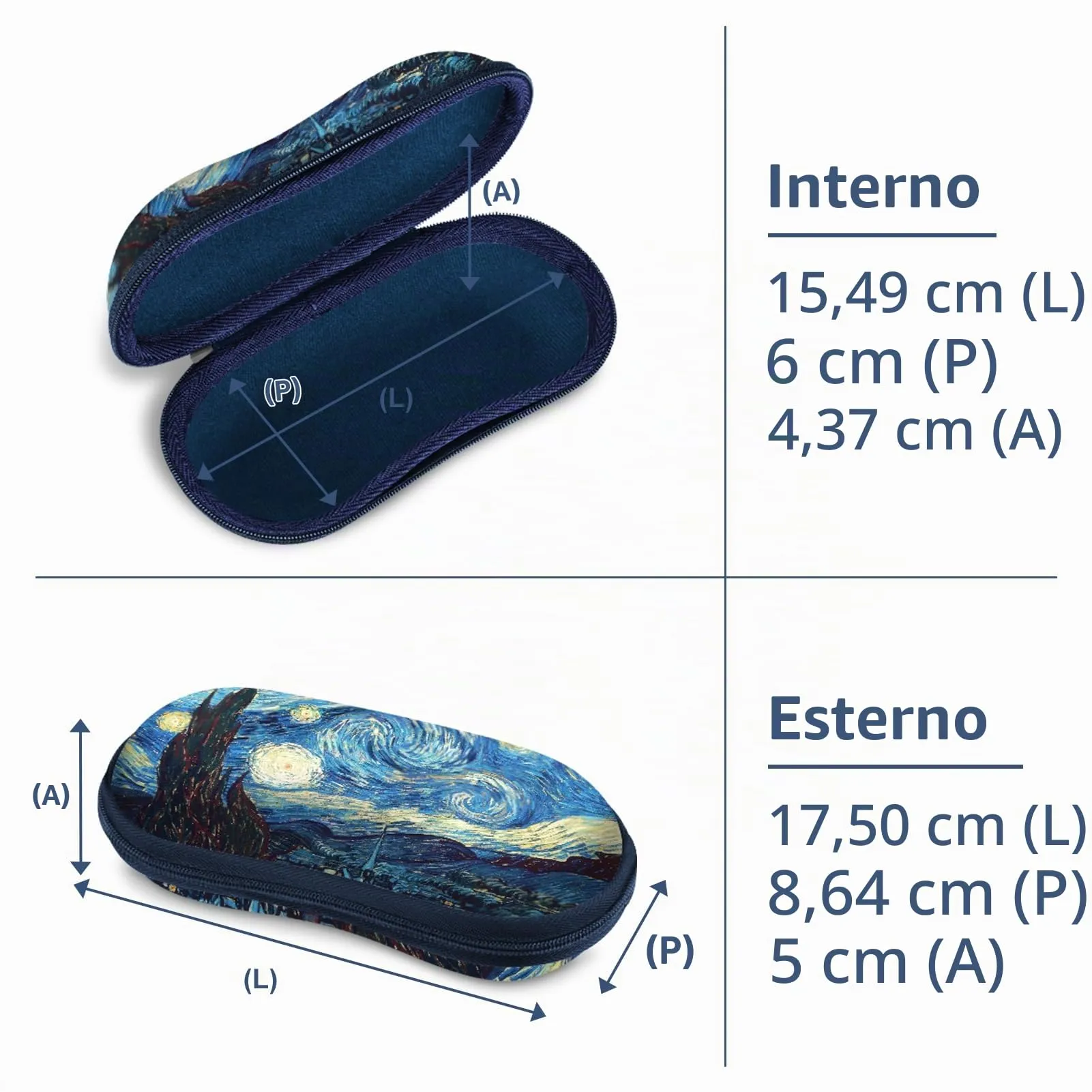 FINTIE Custodia Occhiali da Sole e Vista Unisex - immagine 3