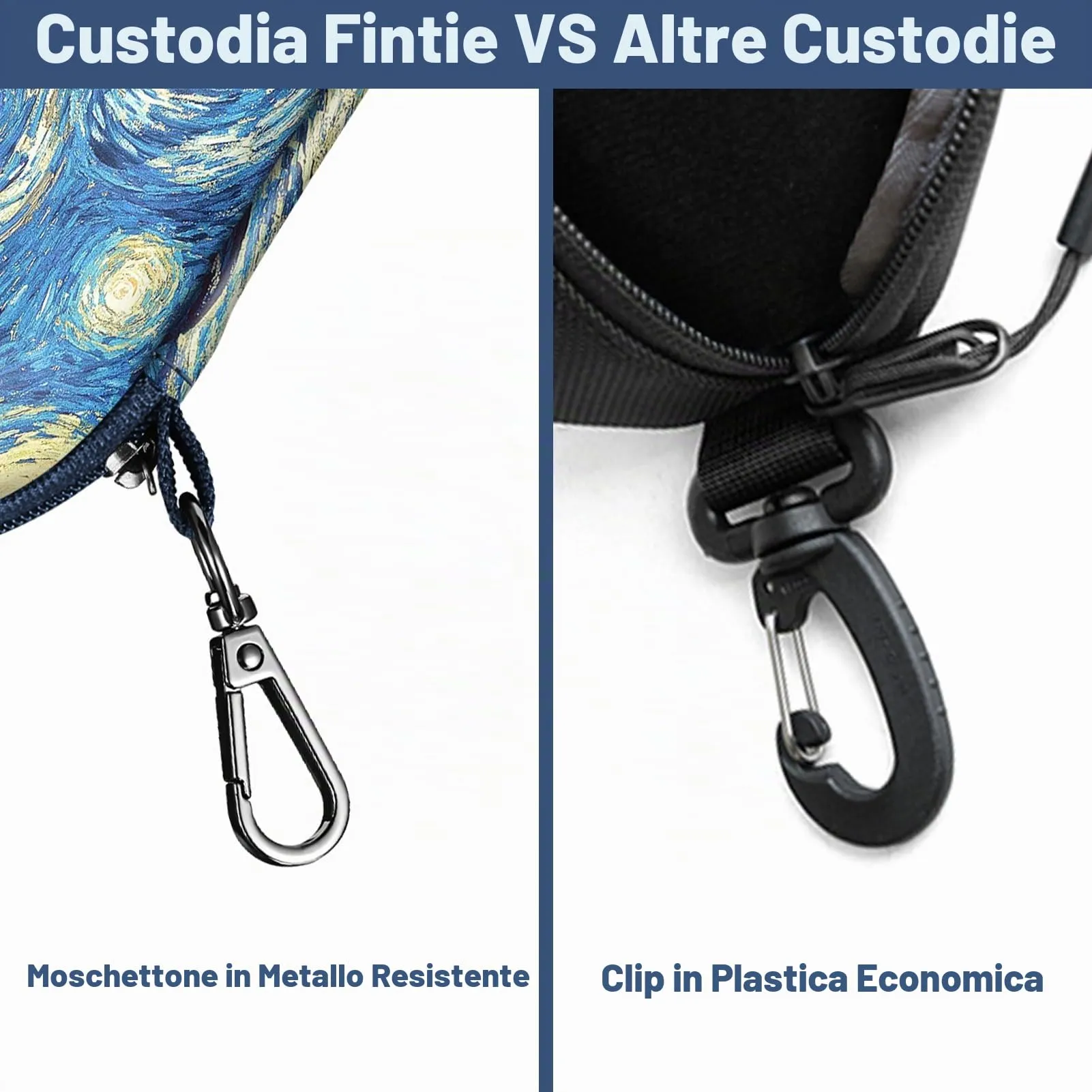 FINTIE Custodia Occhiali da Sole e Vista Unisex - immagine 6