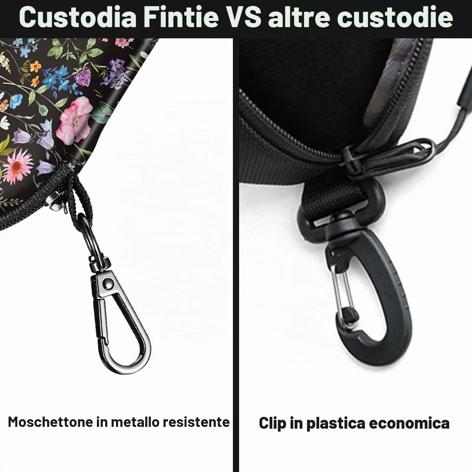 FINTIE Custodia Rigida per Occhiali da Sole e Vista, AGSB271SM - immagine 6