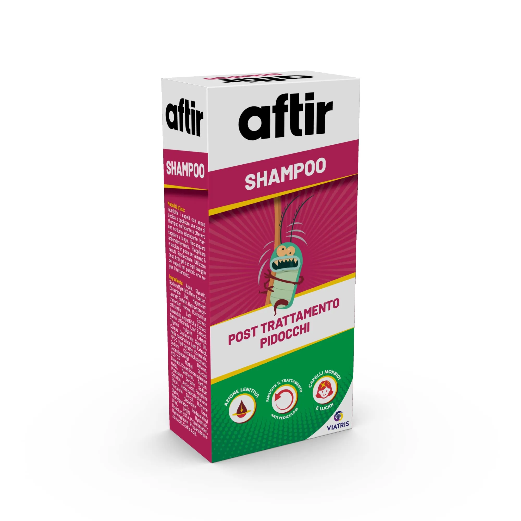 Aftir Shampoo Post Trattamento Pidocchi e Parassiti, Antiprurito, 150 ml - immagine 1