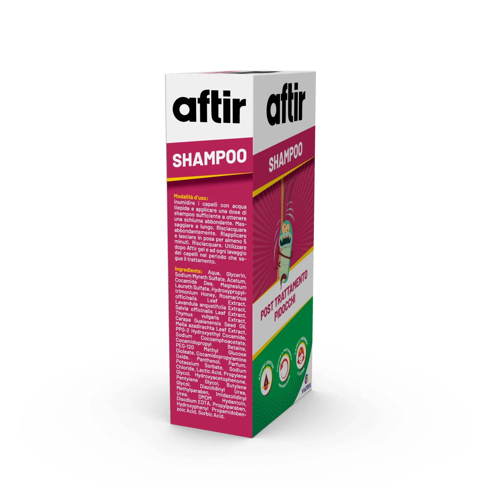 Aftir Shampoo Post Trattamento Pidocchi e Parassiti, Antiprurito, 150 ml - immagine 3