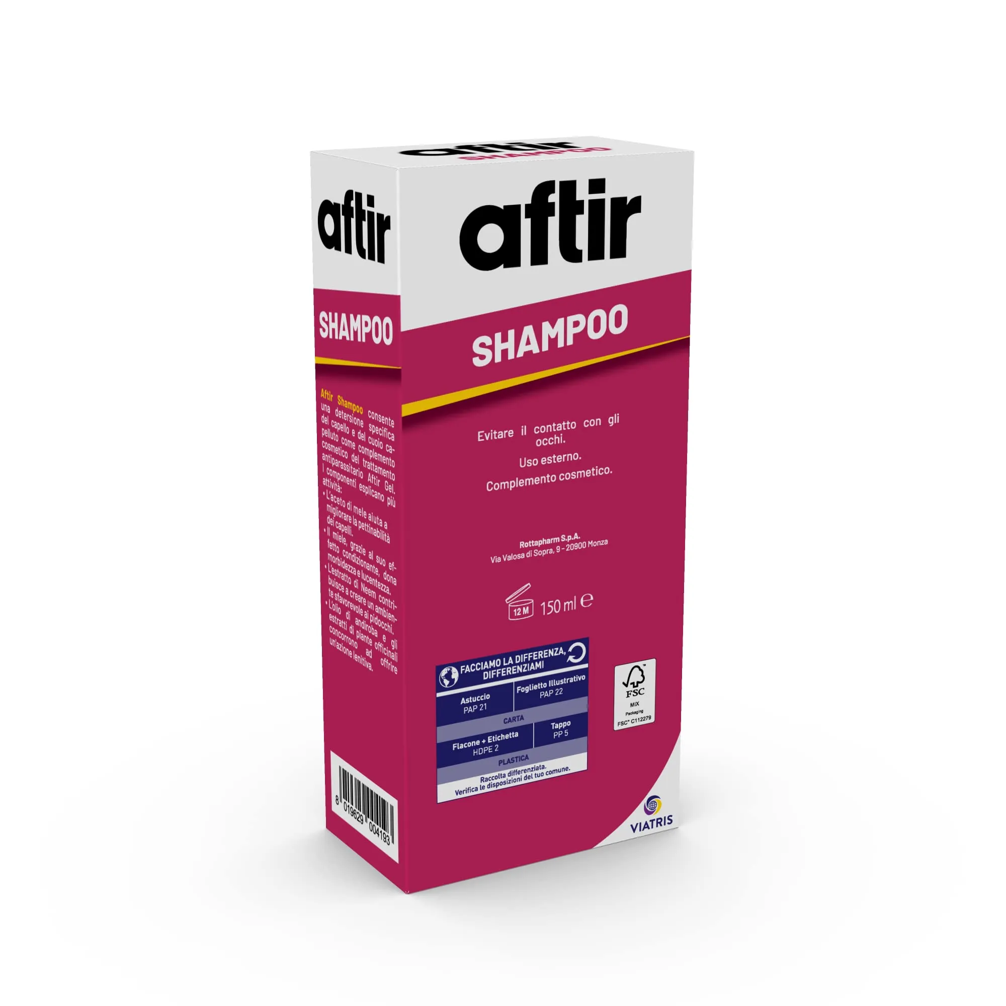 Aftir Shampoo Post Trattamento Pidocchi e Parassiti, Antiprurito, 150 ml - immagine 5