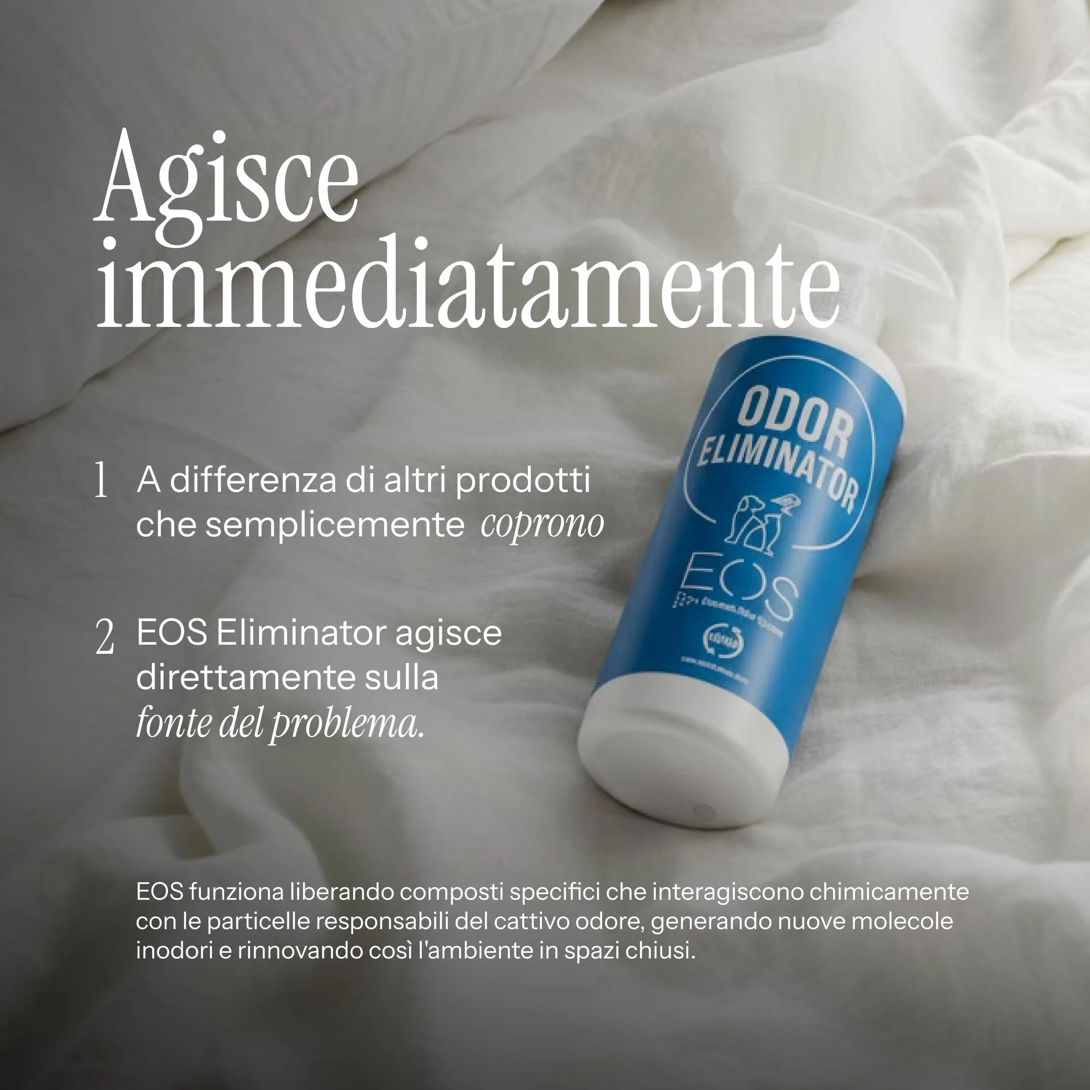 EOS Elimina Odori Animali Domestici Spray Neutralizzatore 1L - immagine 3