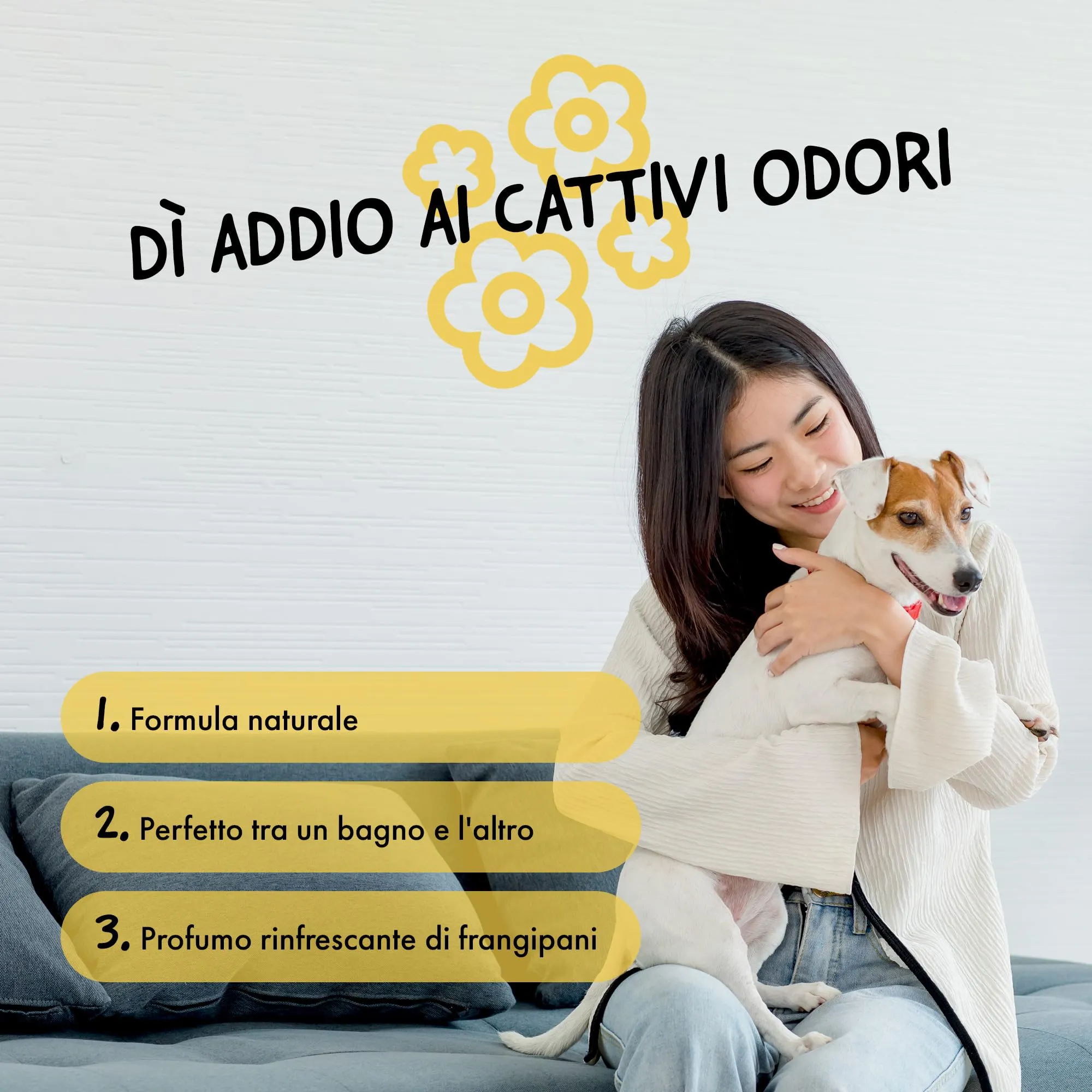 BELLY Profumo per Cani, Vaniglia e Arancia, Spray Deodorante Naturale e Vegan, 250 ml - immagine 2