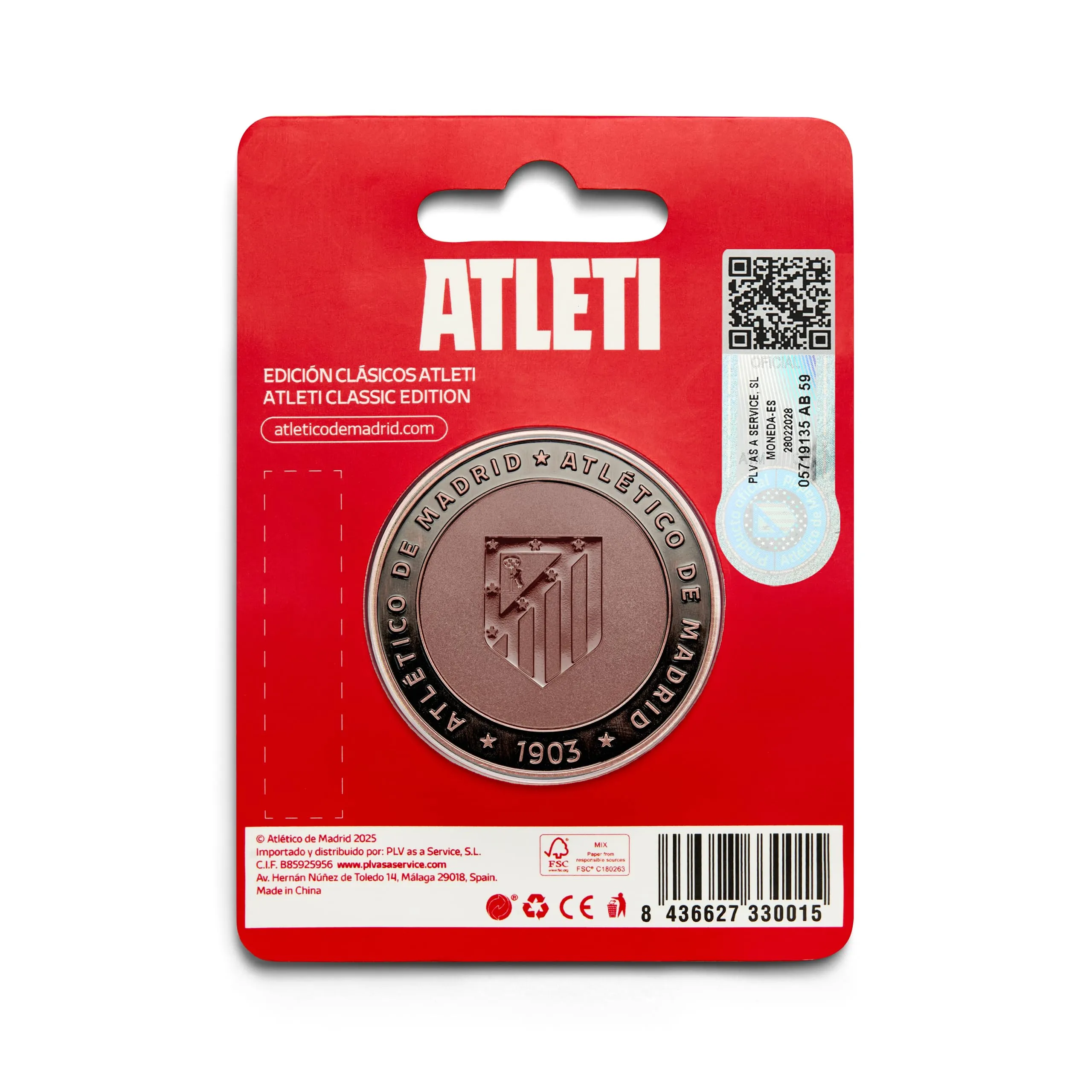 MOCIWORLD Atlético de Madrid Edizione Speciale con Vecchio Stemma e Nuovo Stemma Bronzo - immagine 4