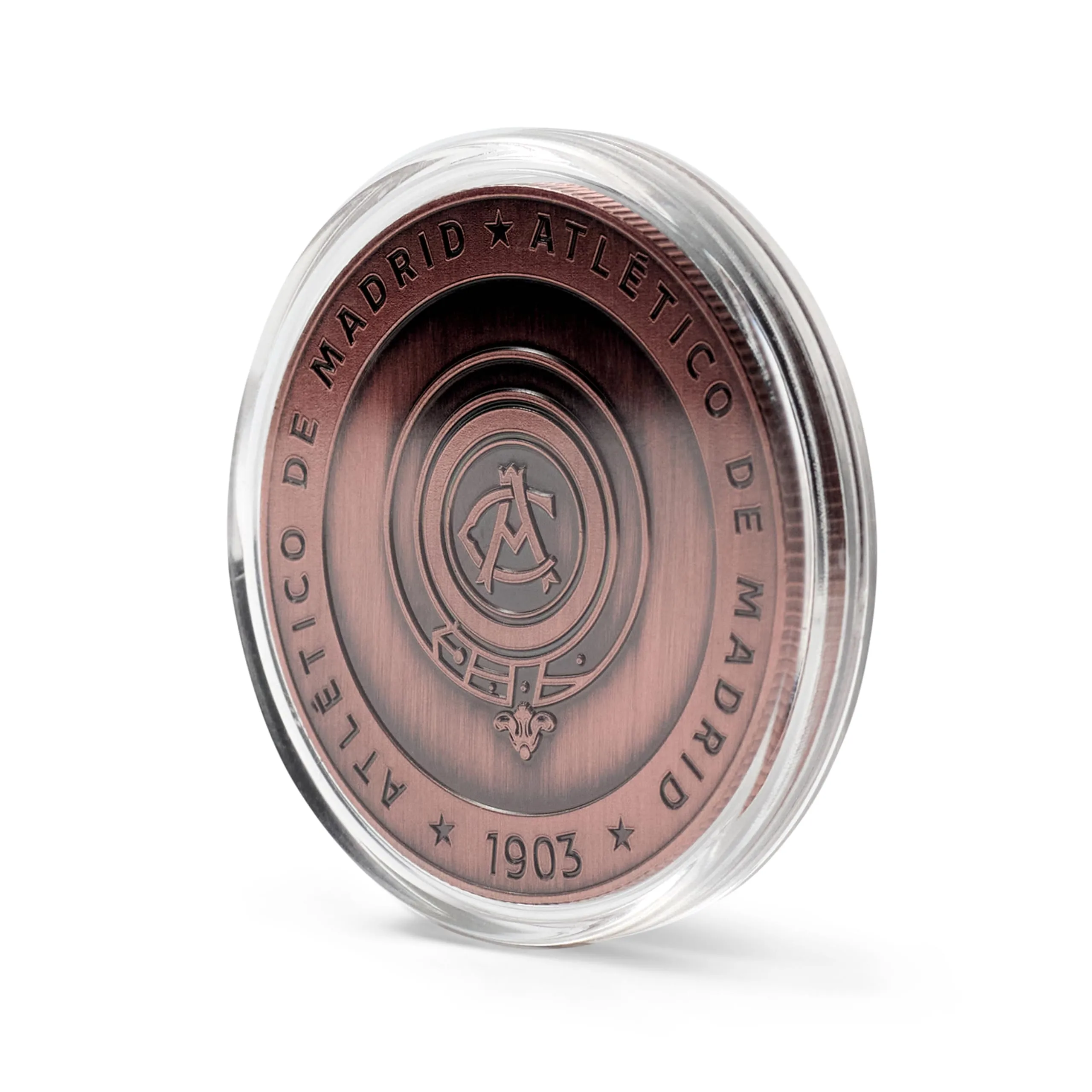 MOCIWORLD Atlético de Madrid Edizione Speciale con Vecchio Stemma e Nuovo Stemma Bronzo - immagine 5