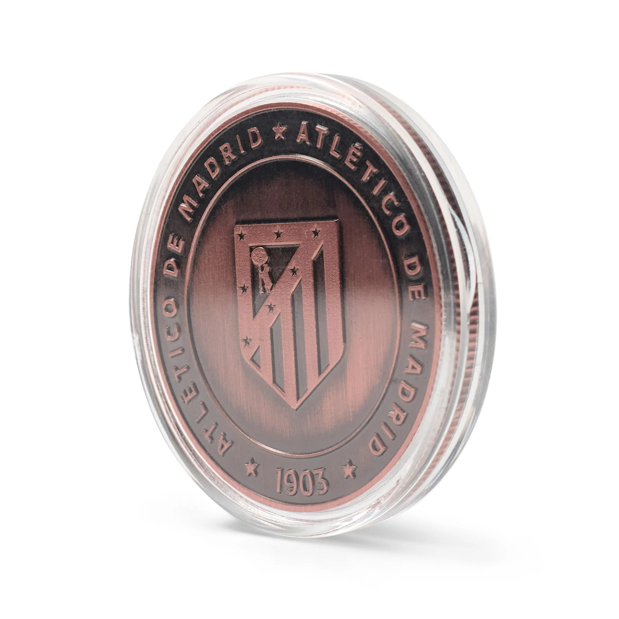 MOCIWORLD Atlético de Madrid Edizione Speciale con Vecchio Stemma e Nuovo Stemma Bronzo - immagine 6