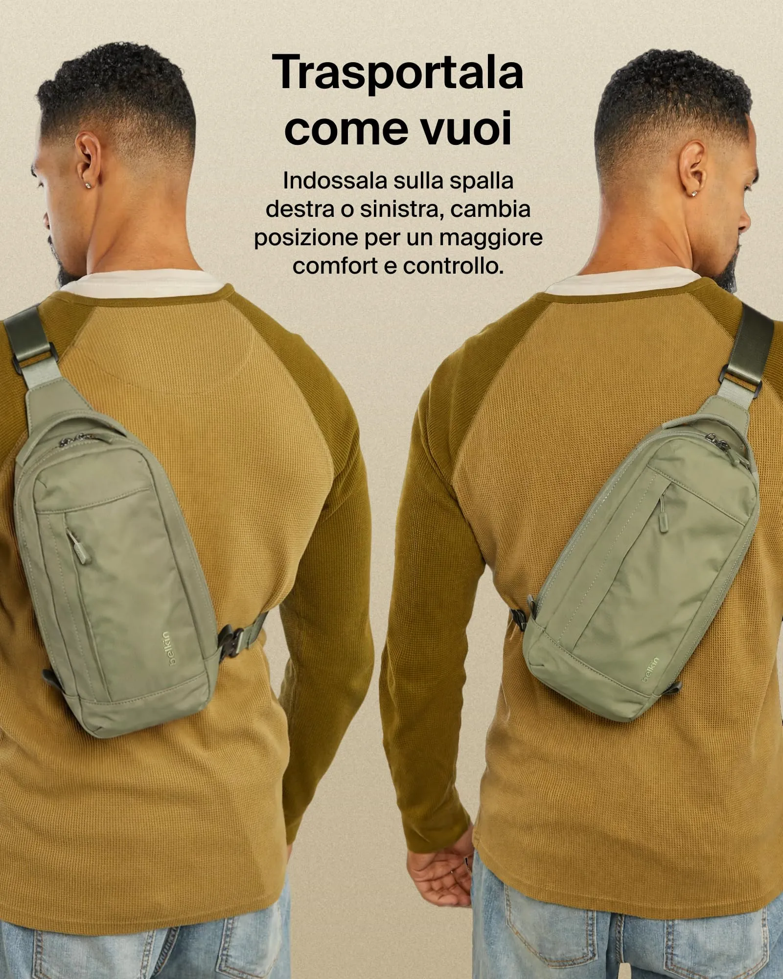 Belkin Borsa Protettiva da Viaggio per Nintendo Switch 2 - Verde - immagine 6