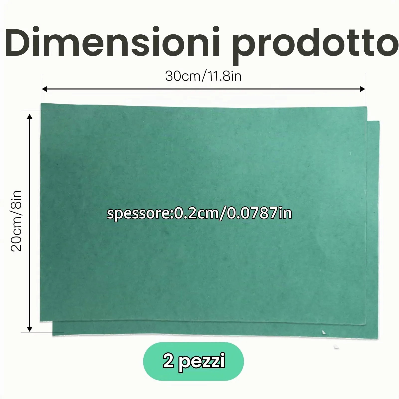 RowGlow Fogli di Guarnizione Motore Carburatore, 300x200x0,5 mm, 2 Pezzi - immagine 2