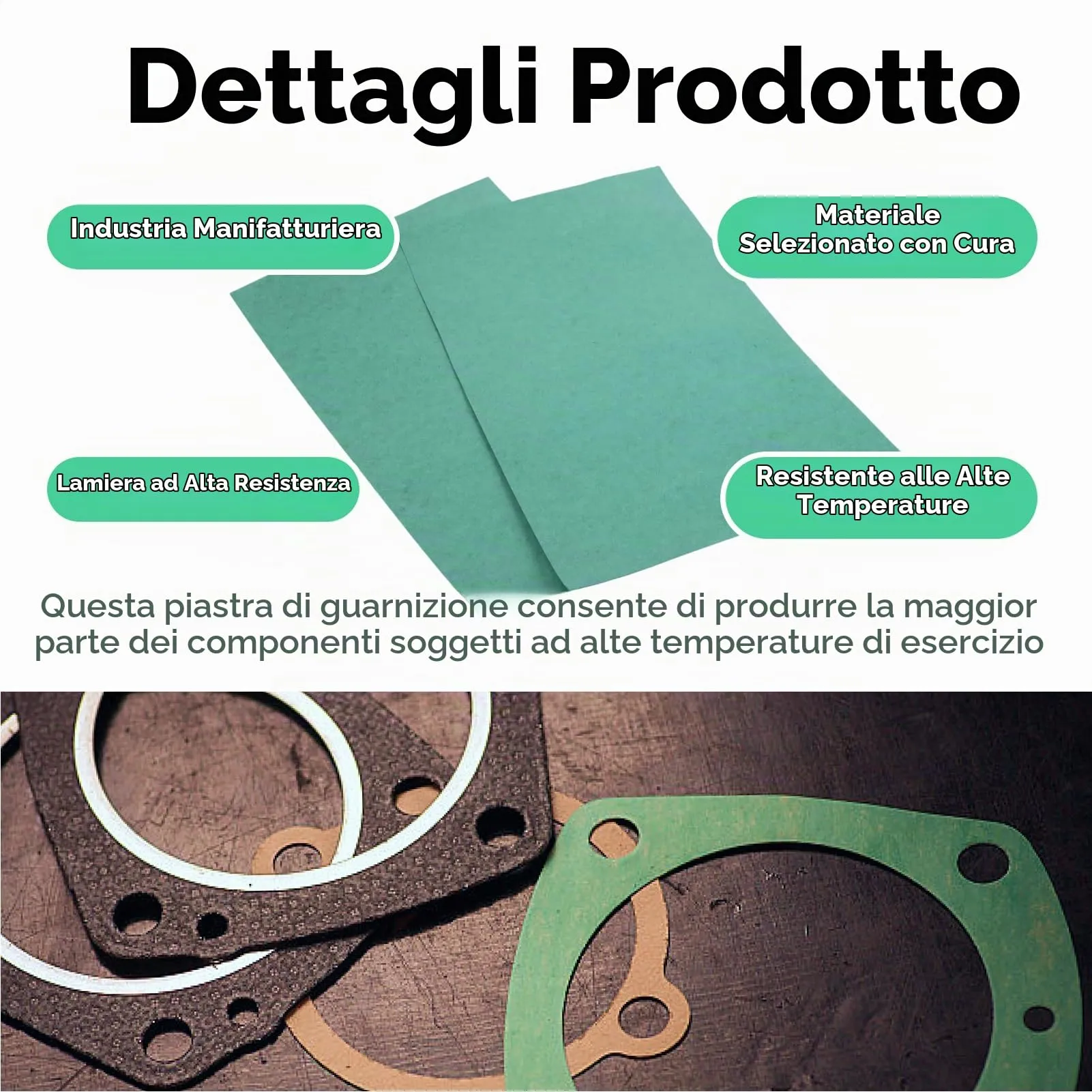 RowGlow Fogli di Guarnizione Motore Carburatore, 300x200x0,5 mm, 2 Pezzi - immagine 3