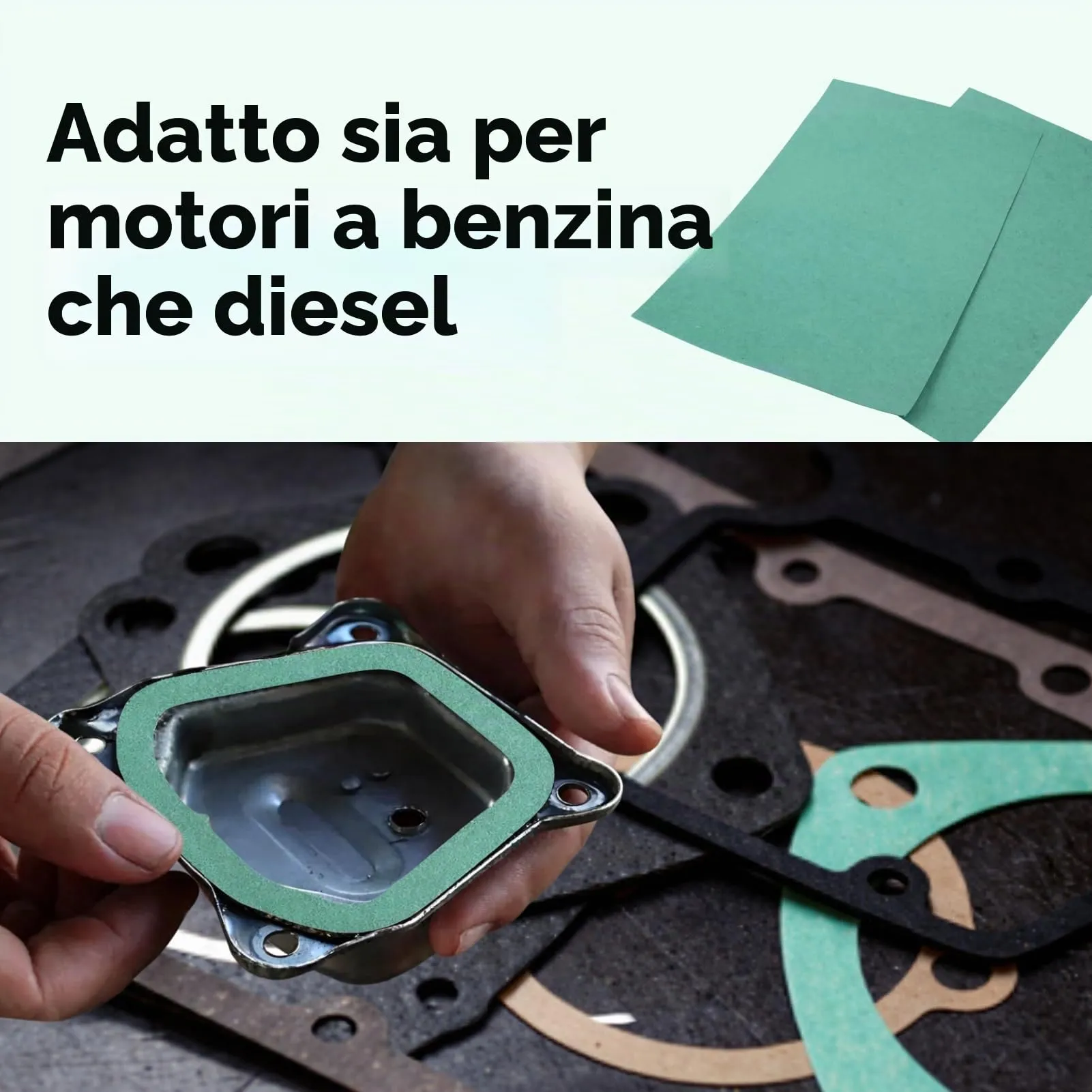 RowGlow Fogli di Guarnizione Motore Carburatore, 300x200x0,5 mm, 2 Pezzi - immagine 6