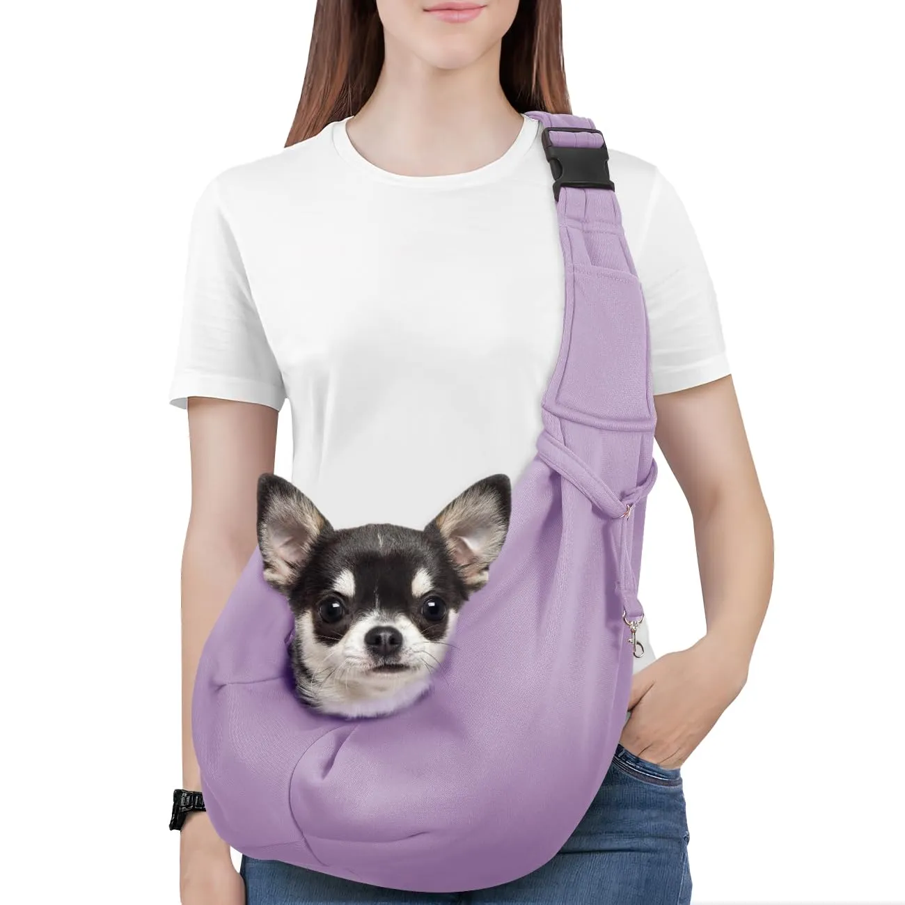Pawaboo Trasportino per Cane Piccolo, 3-10 Libbre, Viola - immagine 1