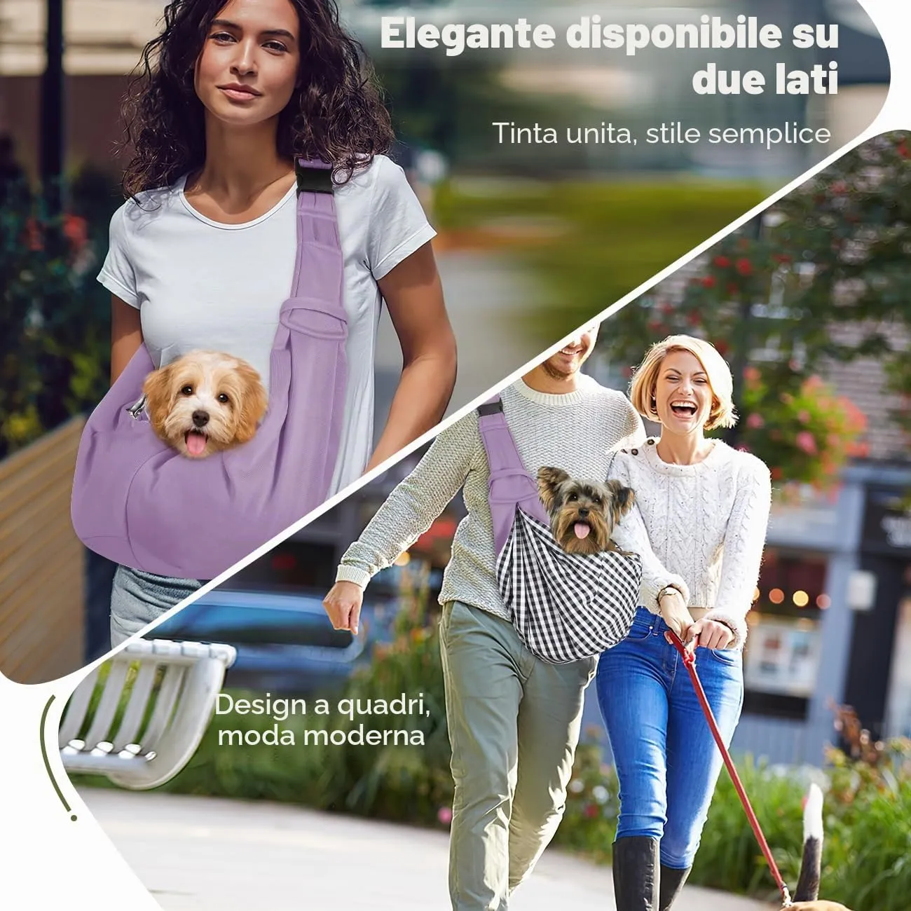 Pawaboo Trasportino per Cane Piccolo, 3-10 Libbre, Viola - immagine 5