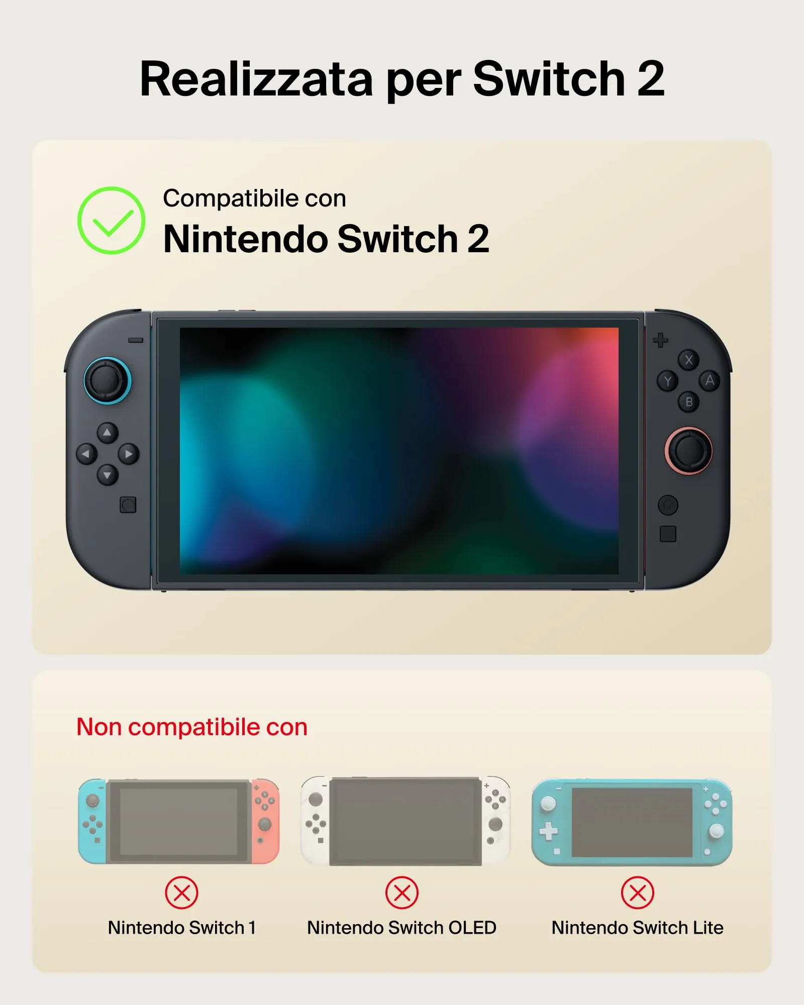 Belkin Gaming Grip e Power Bank 10K per Nintendo Switch 2, Viola - immagine 2