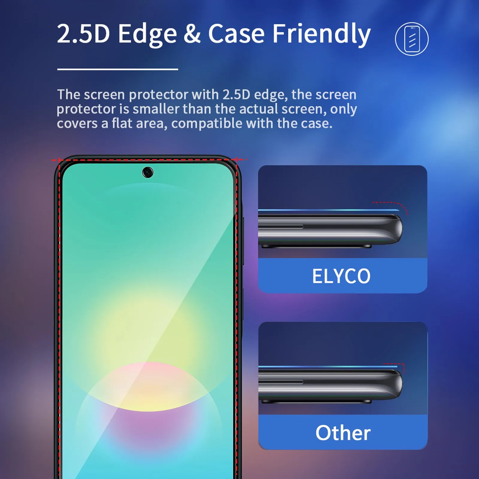 ELYCO Vetro Temperato Privacy per Samsung Galaxy A27 5G, 2 Pezzi - immagine 7