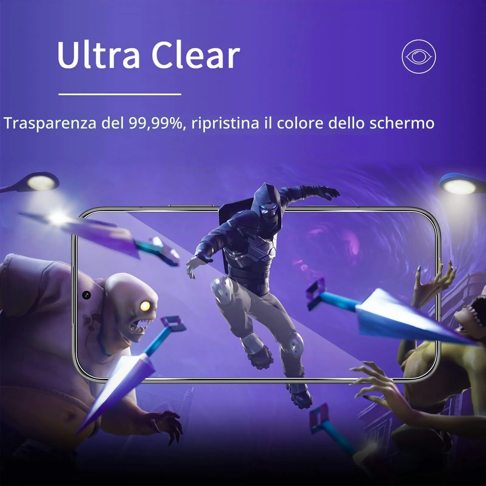 ELYCO Vetro Temperato per Honor 600 Pro, 3+3 Pezzi - immagine 6