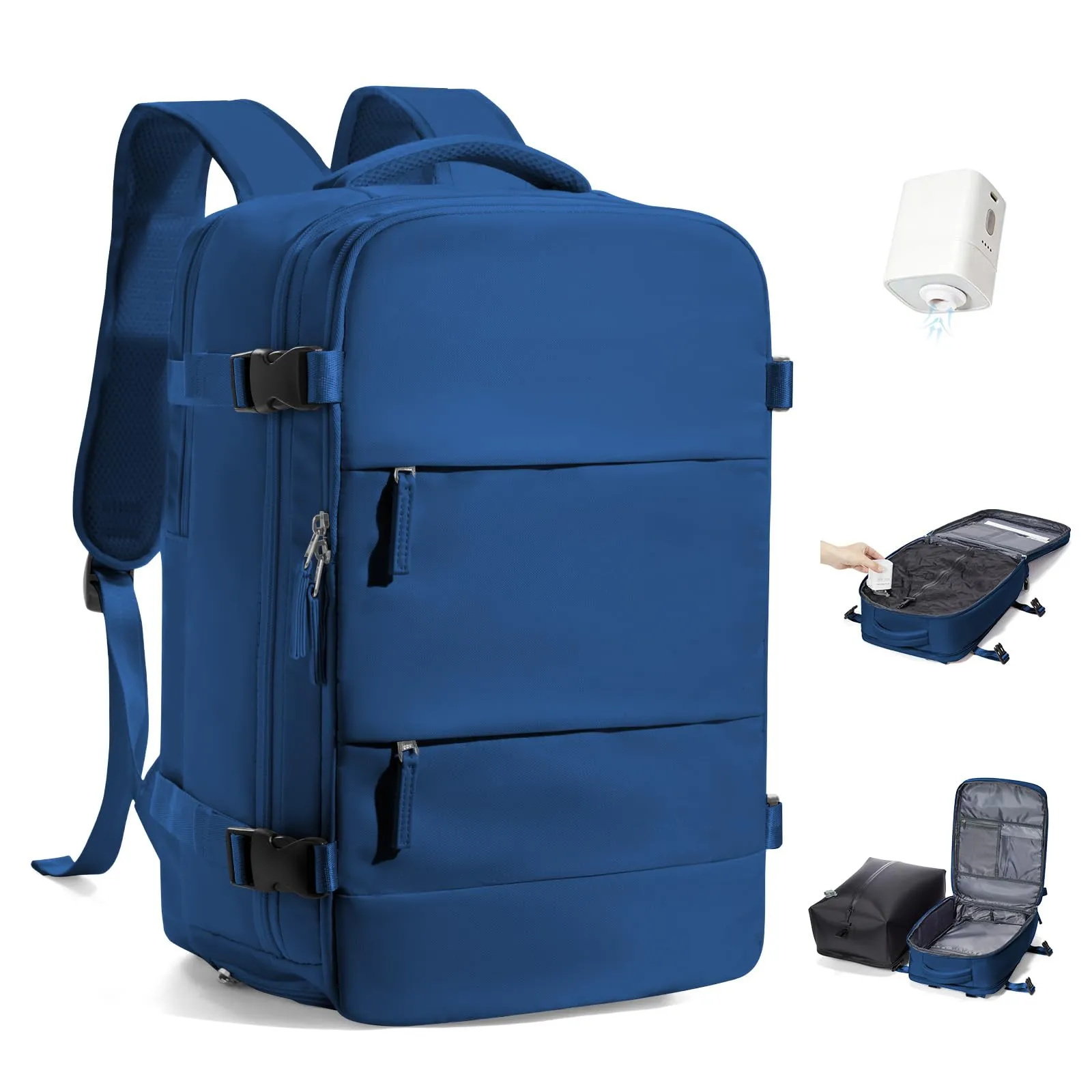 BJLFS Zaino da Viaggio Ryanair 40x30x20 Sottovuoto con Pompa - immagine 1