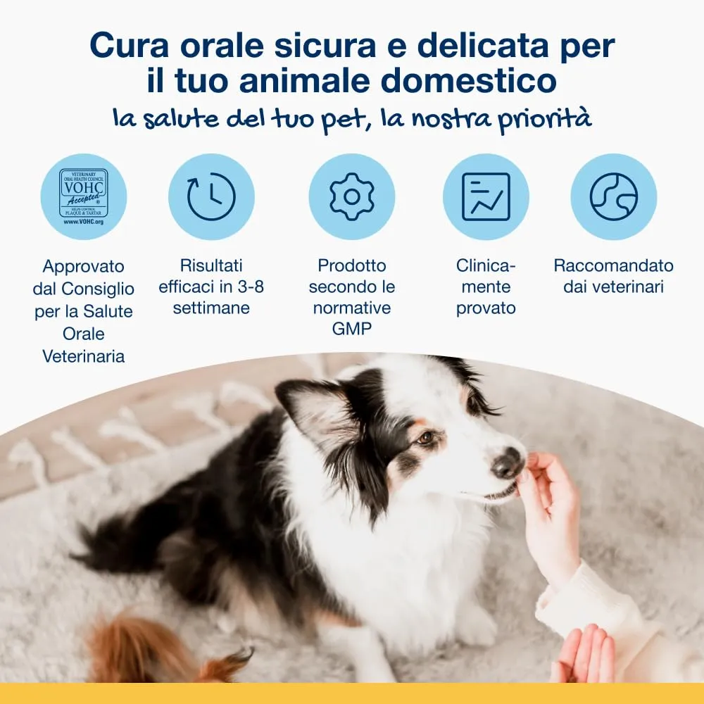 ProDen PlaqueOff Cura Dentale per Cani di Taglia Grande - Set Polvere 60g e Dental Bites 150g - immagine 4