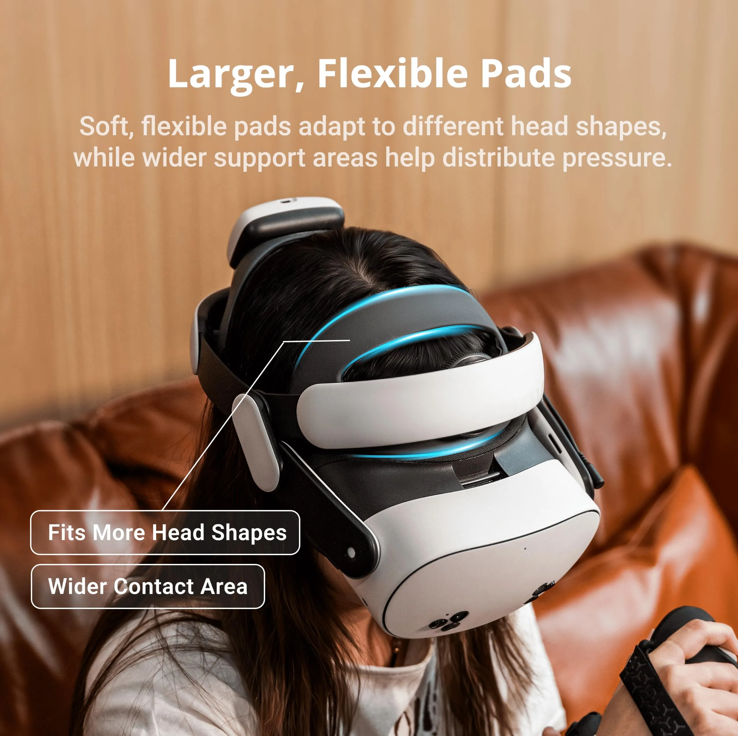 BOBOVR M3 Pro+ Cinturino per Testa per Quest 3/3S, Modalità Dual Halo ed Elite Fit con Batteria BM60 e Base di Ricarica - immagine 6