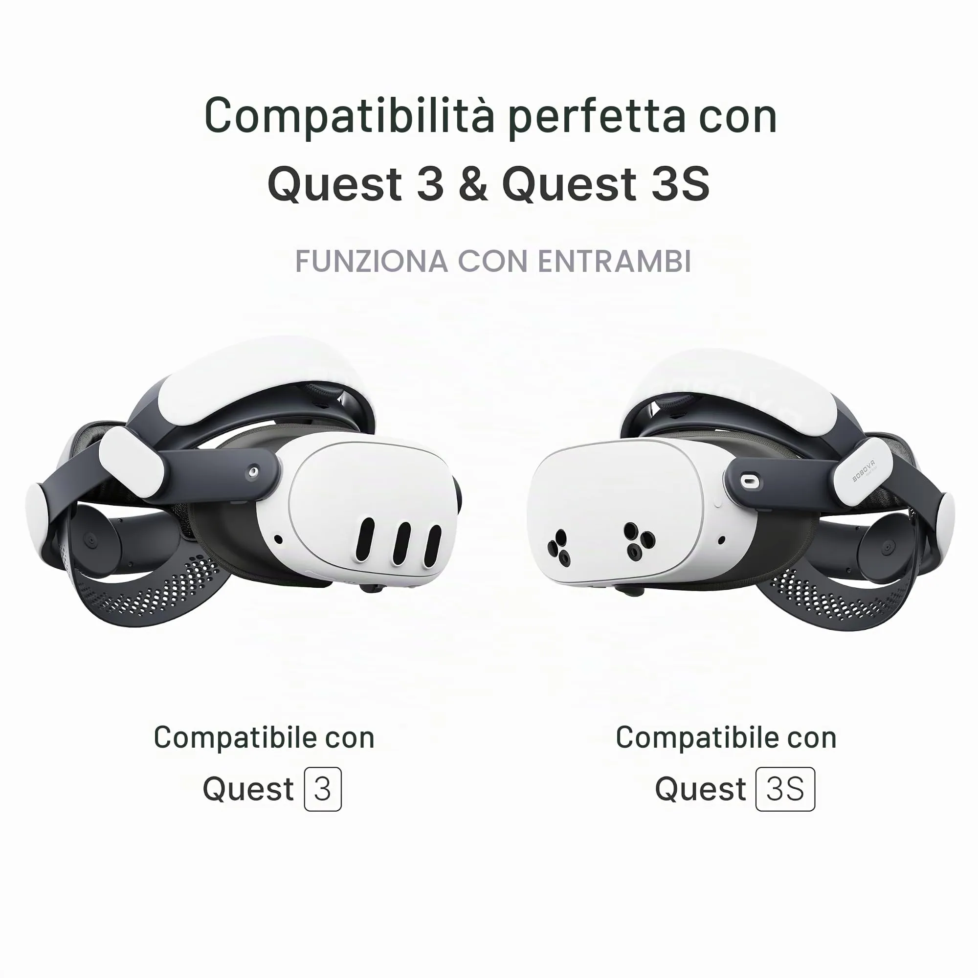 BOBOVR M3 Cinturino per Testa per Quest 3/Quest 3S, Modalità Dual Halo ed Elite Fit - immagine 6