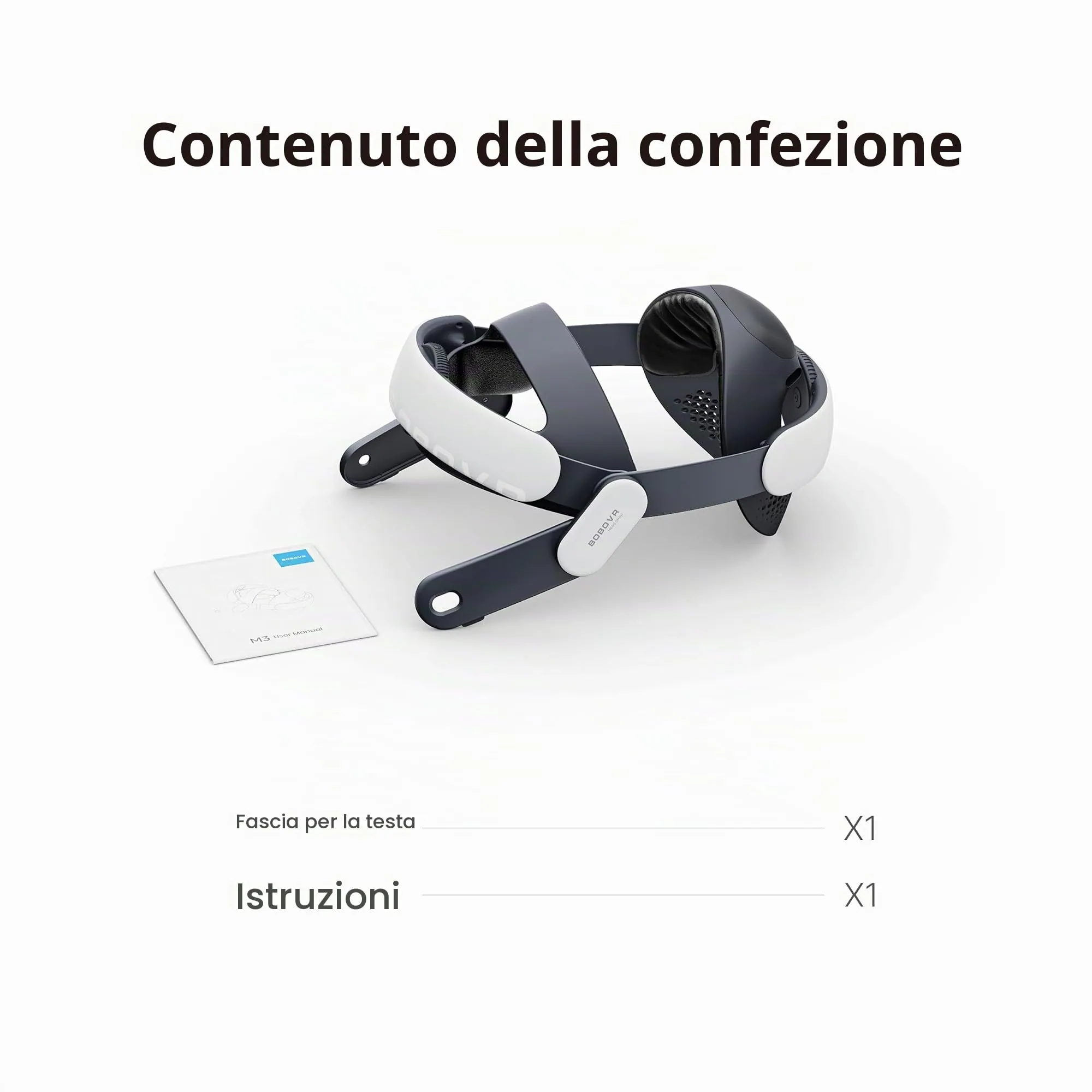 BOBOVR M3 Cinturino per Testa per Quest 3/Quest 3S, Modalità Dual Halo ed Elite Fit - immagine 7