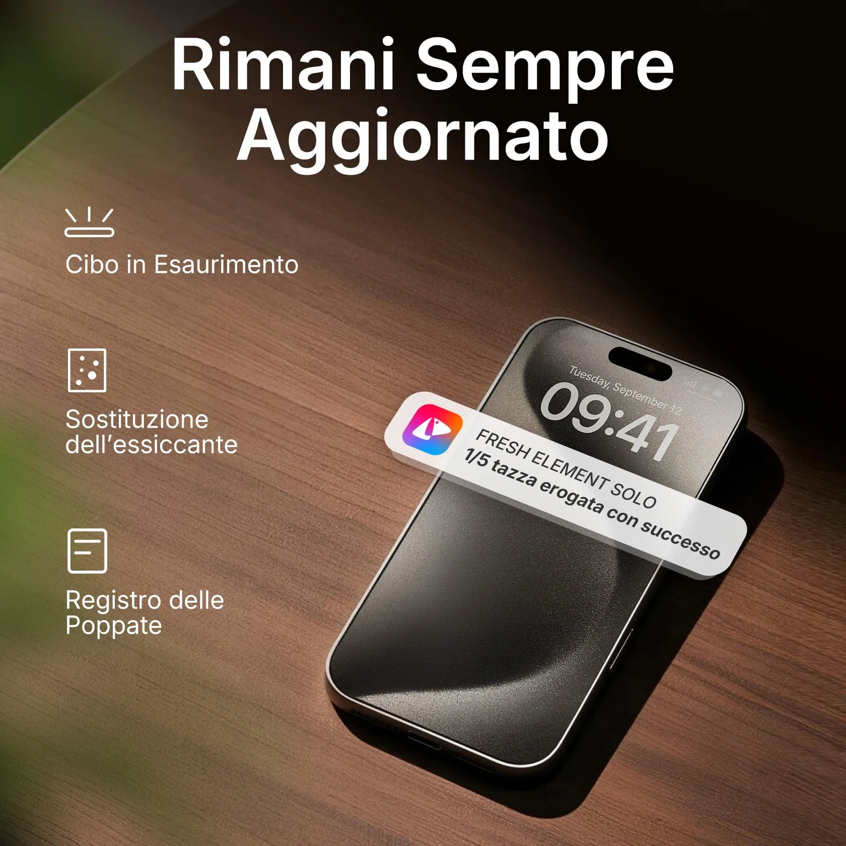 PETKIT Distributore Automatico di Cibo per Gatti e Cani, 3L, WiFi 2.4G, Ciotola in Acciaio Inox 304, Tecnologia Fresh Lock - immagine 6