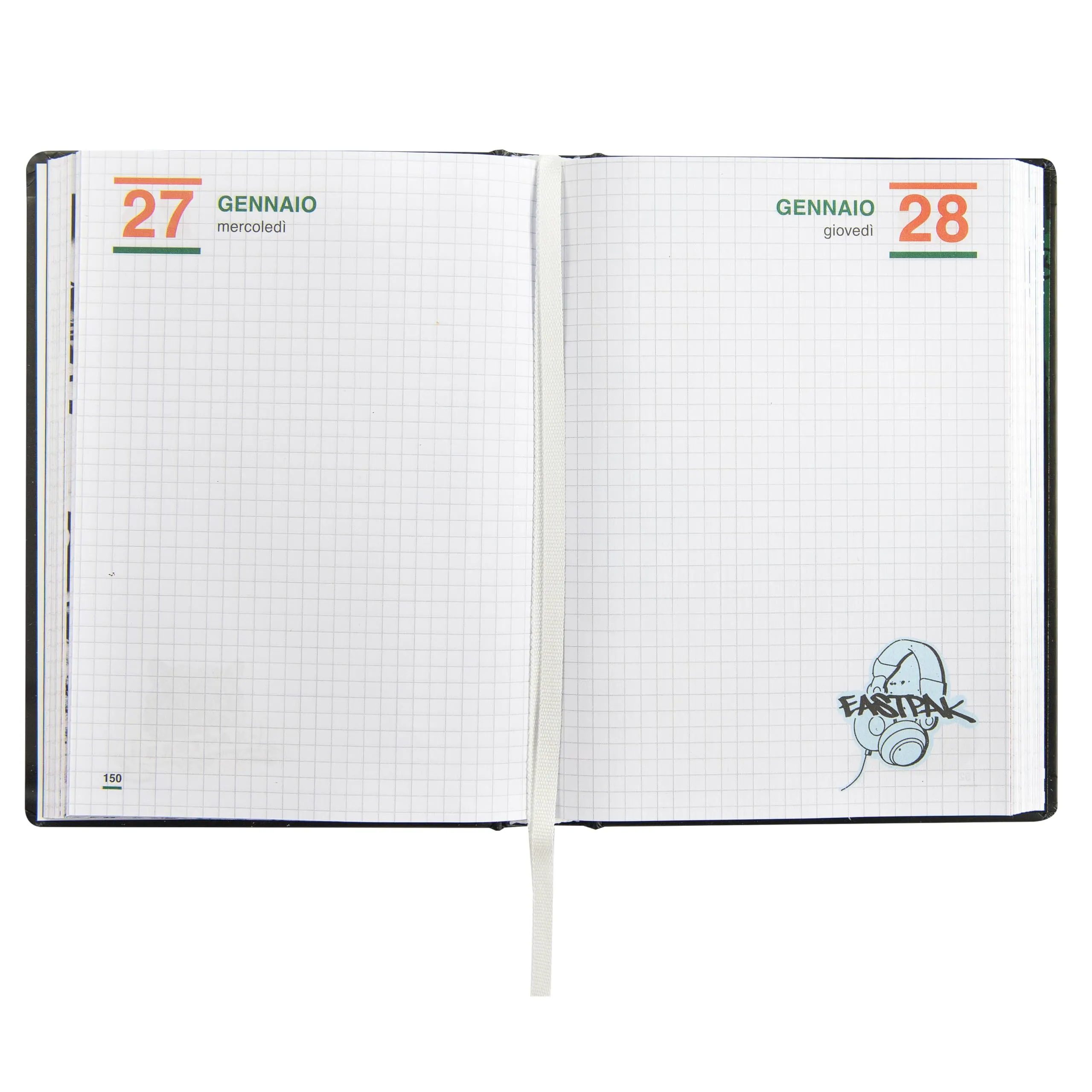 Eastpak Diario Scuola 2026-2027, Datato 13 Mesi, Copertina Imbottita, 352 Pagine e Stickers, 12 x 16.5 cm - immagine 3