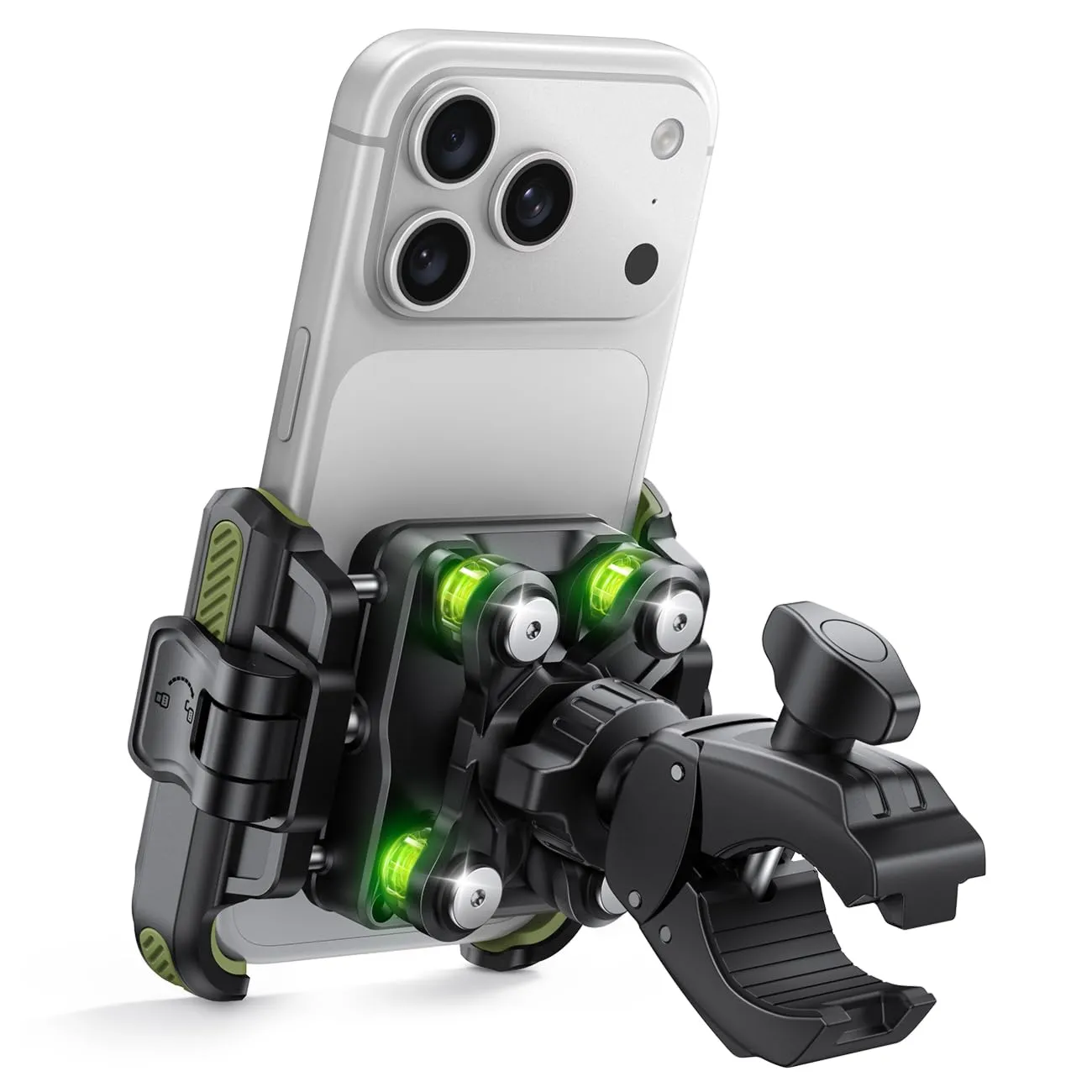 Lamicall Supporto Telefono Moto e Bici Antivibrazione BCSP11-EU-GN - immagine 1