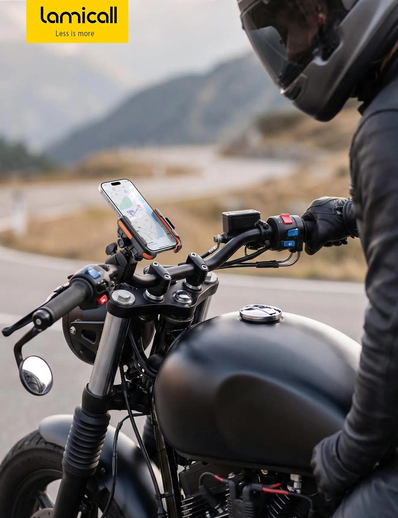 Lamicall Supporto Telefono Moto e Bici Antivibrazione - immagine 7
