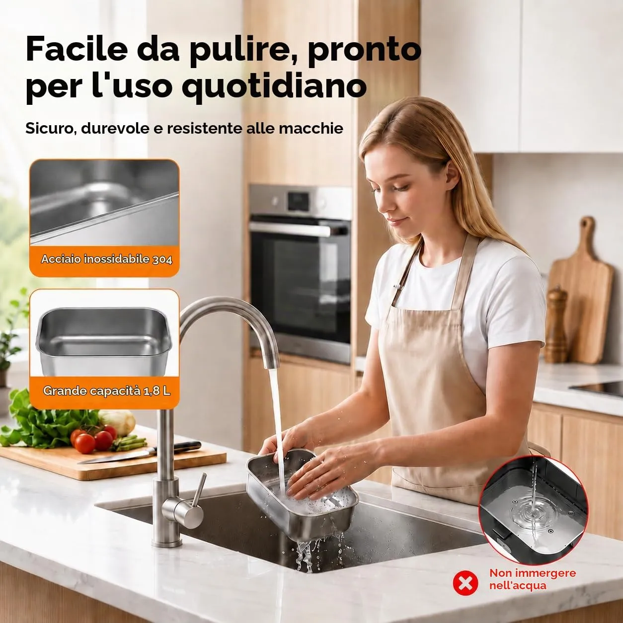 AOKBON Scaldavivande Elettrico Portatile 1,8L 120W per Auto, Casa e Camion - immagine 6