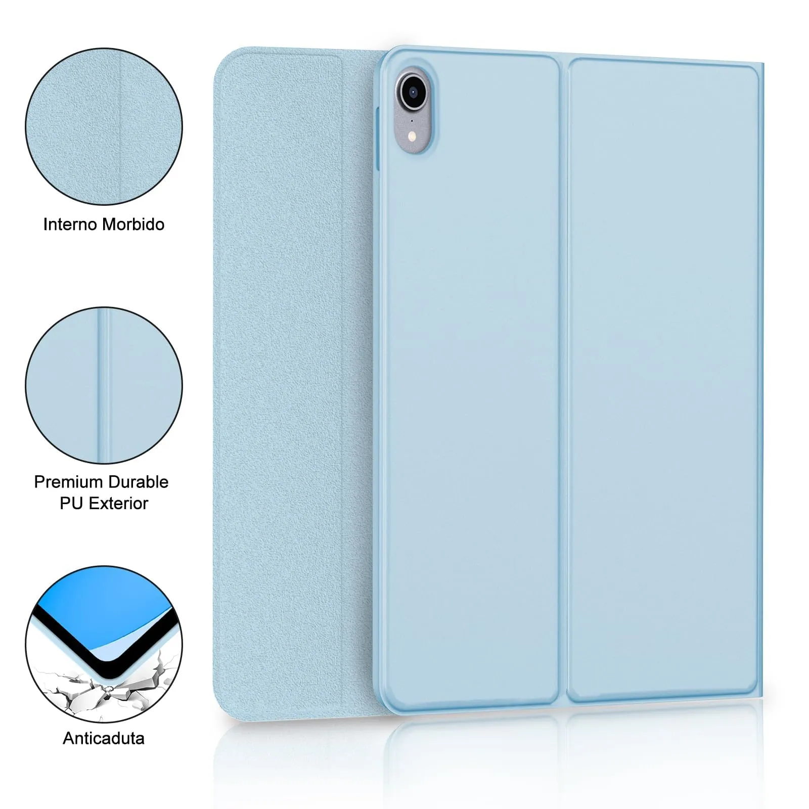 IVEOPPE Tastiera con Touchpad per iPad 11 Generazione 11" (2025) e iPad 10 Generazione 10.9" (2022) - immagine 6