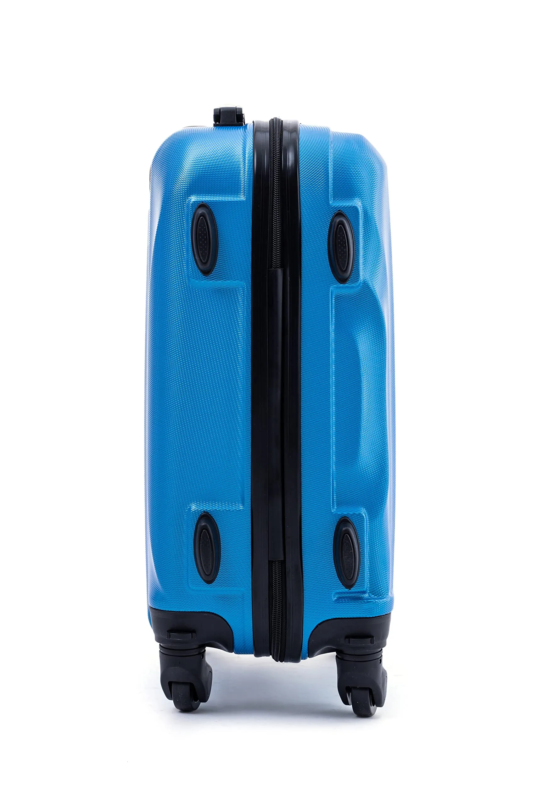 R.Leone Valigia Trolley Bagaglio a Mano 55x40x20 cm, 4 Ruote Rimovibili, ABS Ultraleggero 20373N, Azzurro - immagine 6
