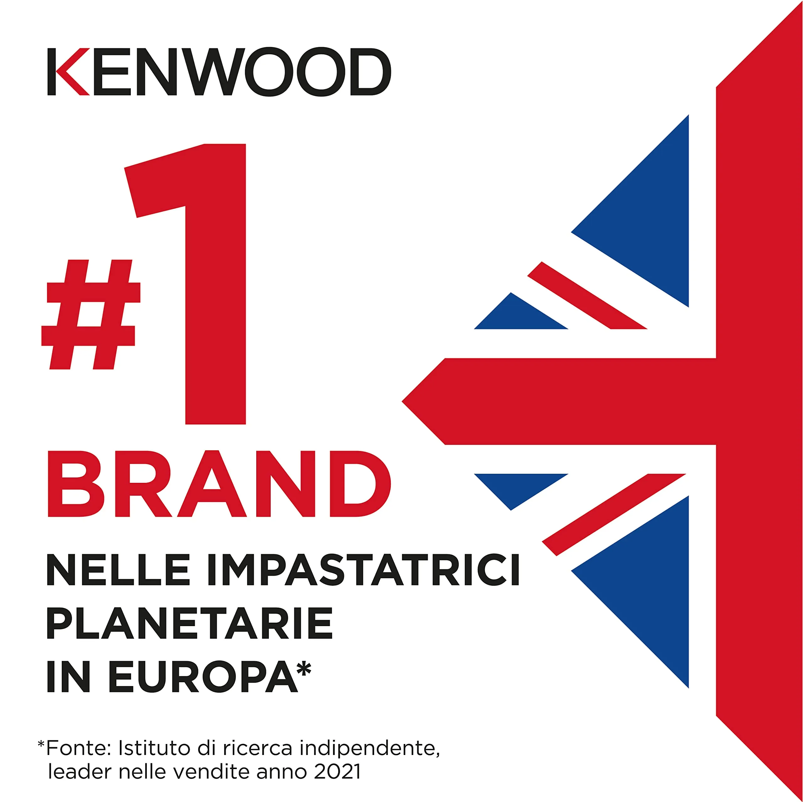 Kenwood Chopper CHP61.100WH, 500W, 0.5L, 2 velocità, Bianco/Silver - immagine 8