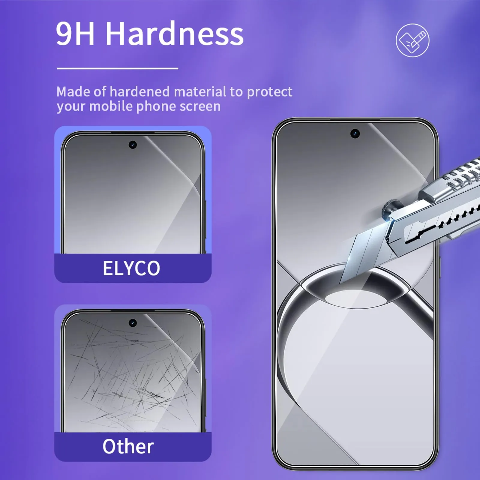 ELYCO Vetro Temperato per Realme 16 5G, 2+2 Pezzi - immagine 3