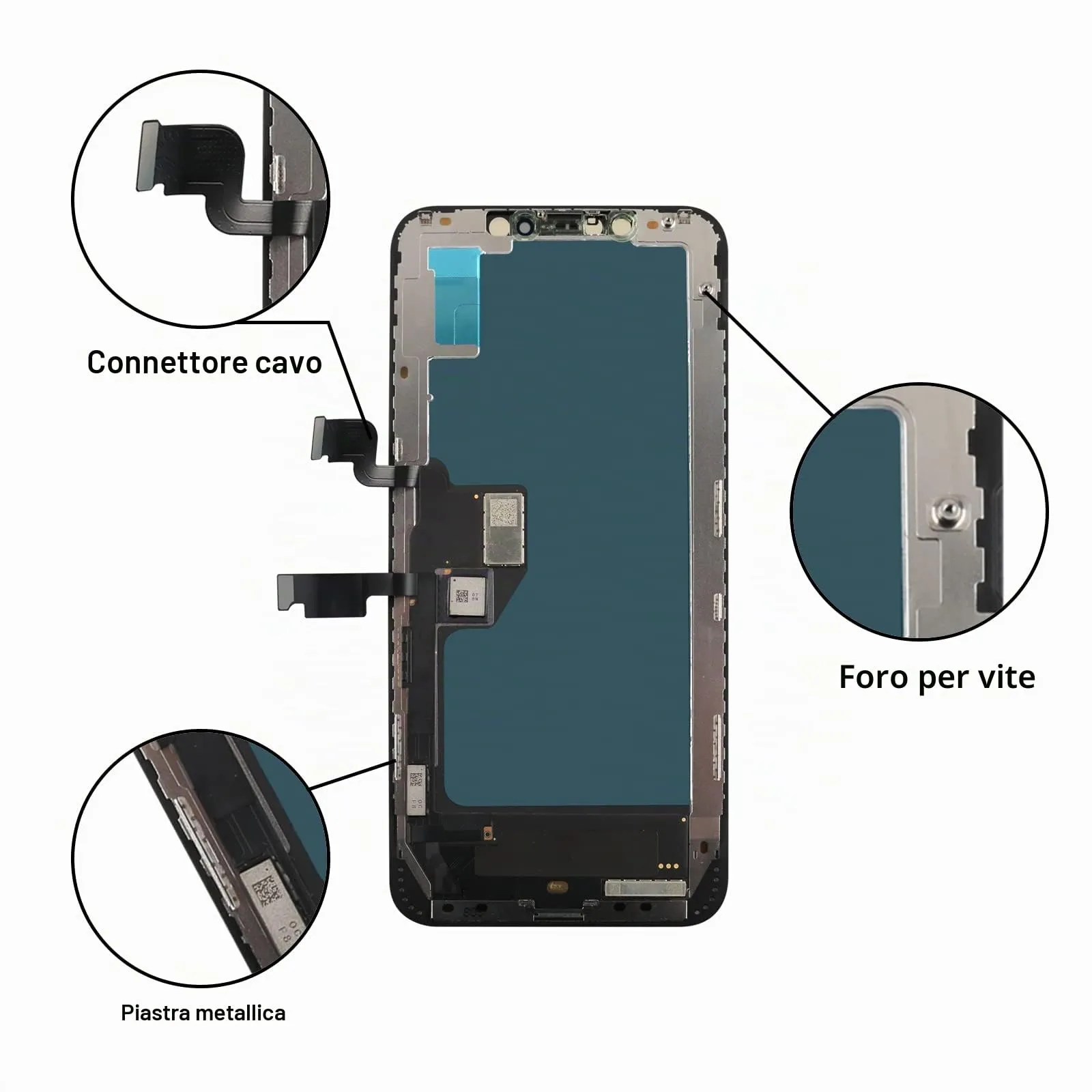 LL TRADER Schermo LCD per iPhone XS Max 6,5'' con Kit di Riparazione - immagine 5