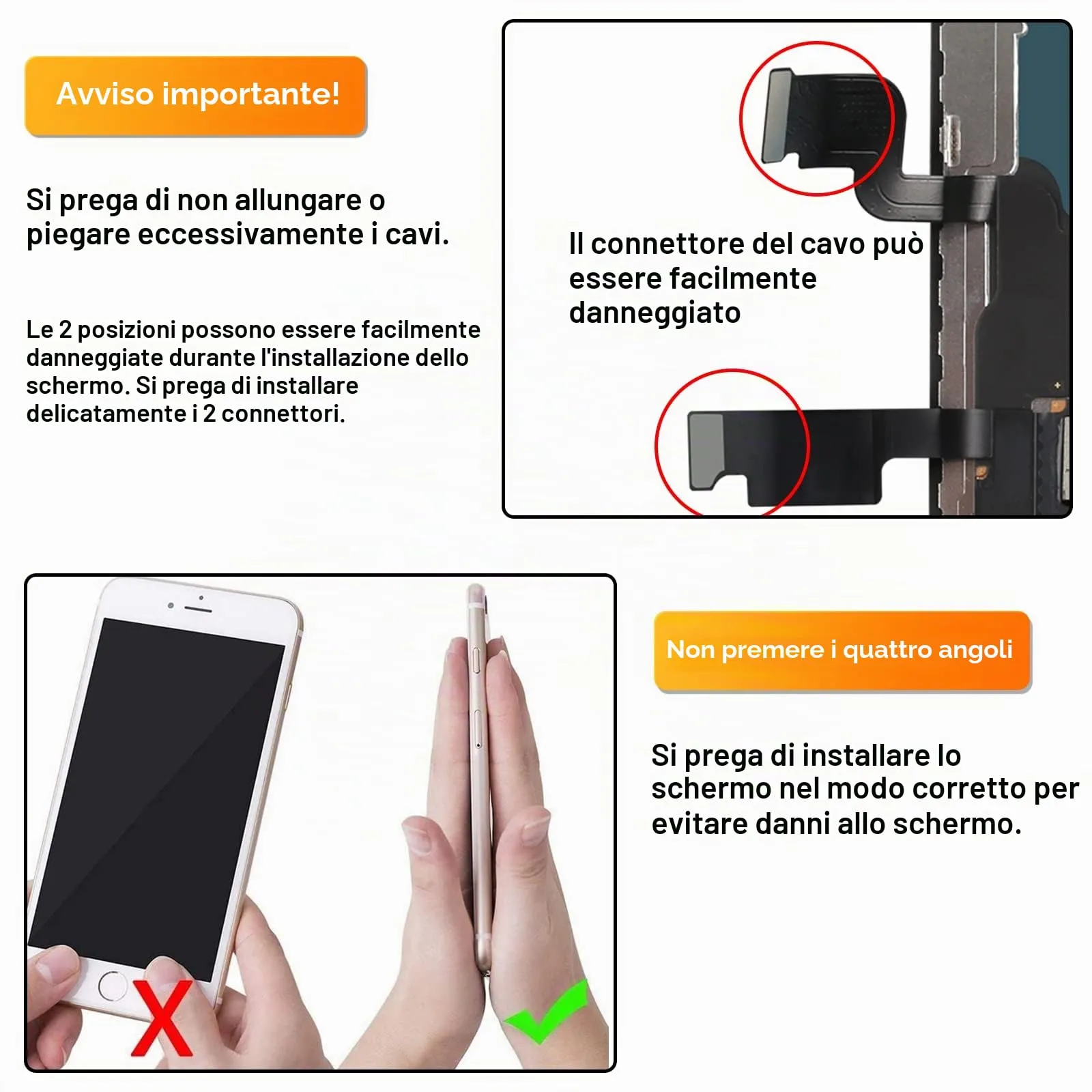 LL TRADER Schermo LCD per iPhone XS Max 6,5'' con Kit di Riparazione - immagine 6