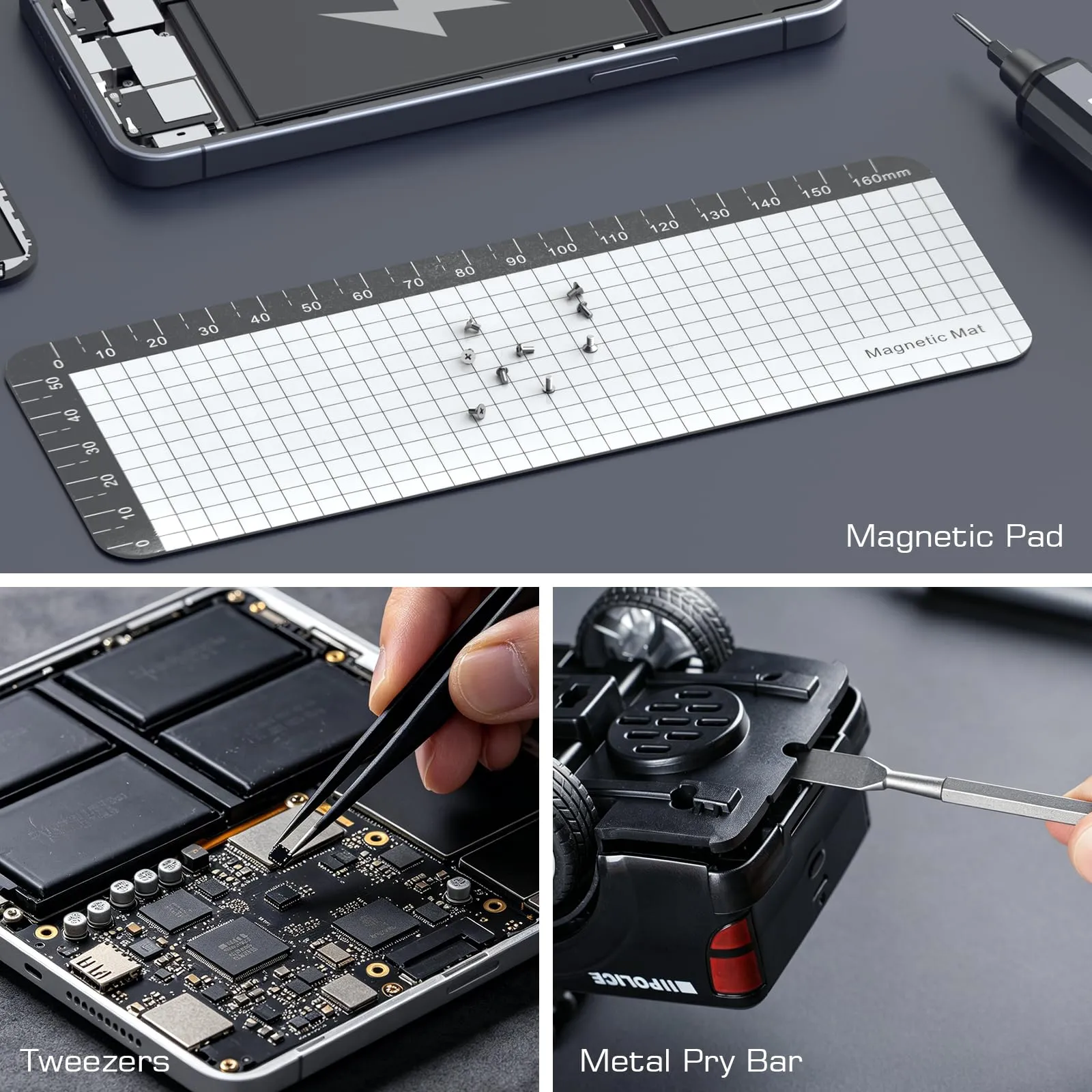 Jorest Set di mini avvitatori elettrici di precisione 70 in 1 - immagine 6