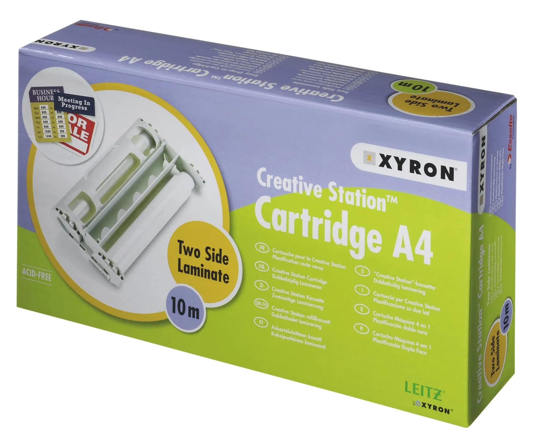 Esselte Xyron Bobina di Ricambio Plastificatrici A4 80 Micron 21 cm x 10 m - immagine 5