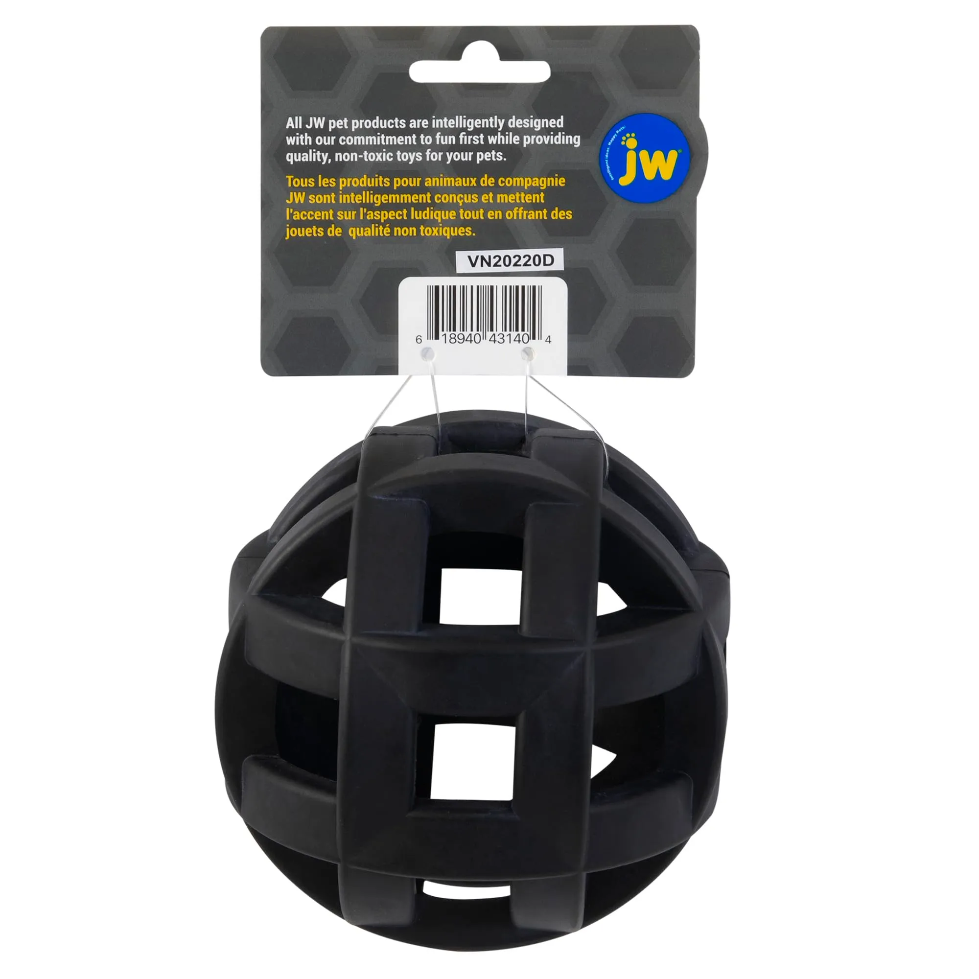 JW Hol-EE Roller X Dog Toy, Medium, Assorted - immagine 3