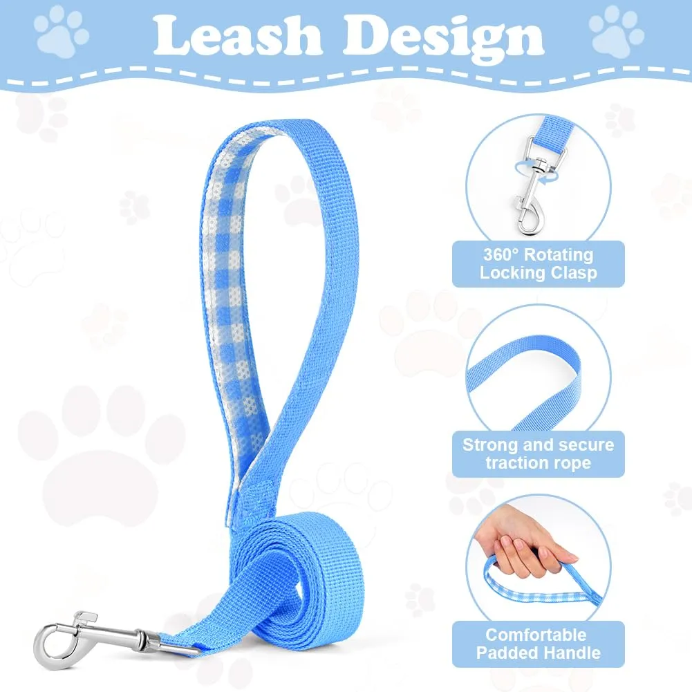 OFFCUP Set Pettorina e Guinzaglio Traspirante per Cani e Gatti, Taglia XS, Blu - immagine 4