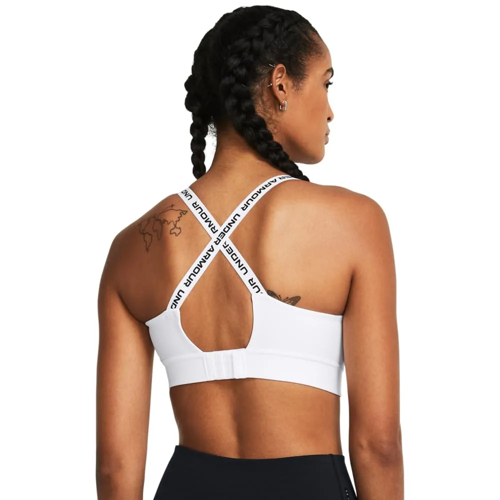 Under Armour UA Infinity Mid 2.0 Bra - White, Large - immagine 2