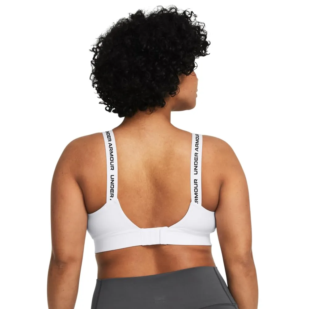 Under Armour UA Infinity Mid 2.0 Bra - White, Large - immagine 4