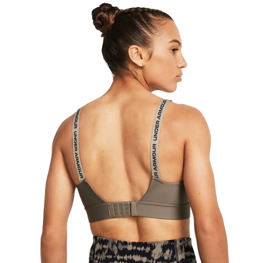 Under Armour UA Infinity Mid Bra - Taupe Dusk / Nero - XS/AC - immagine 2