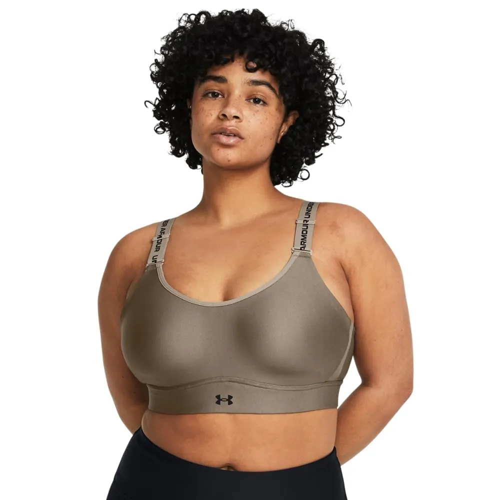 Under Armour UA Infinity Mid Bra - Taupe Dusk / Nero - XS/AC - immagine 5
