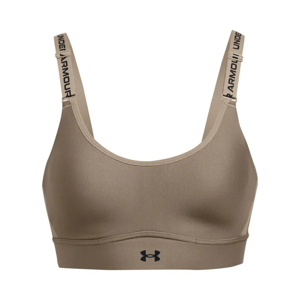 Under Armour UA Infinity Mid Bra - Taupe Dusk / Nero - XS/AC - immagine 7
