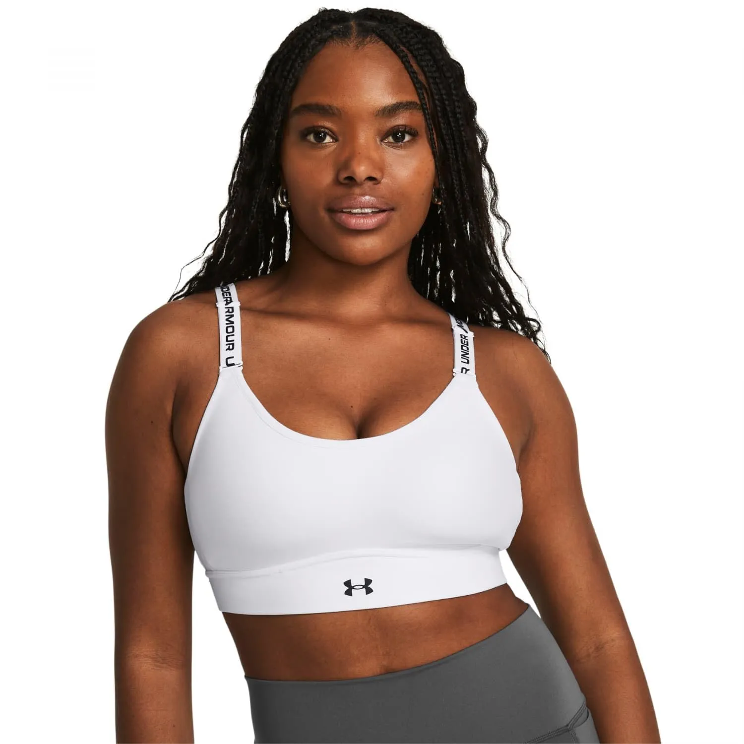 Under Armour Infinity Mid Impact Sports Bra for Women - immagine 1