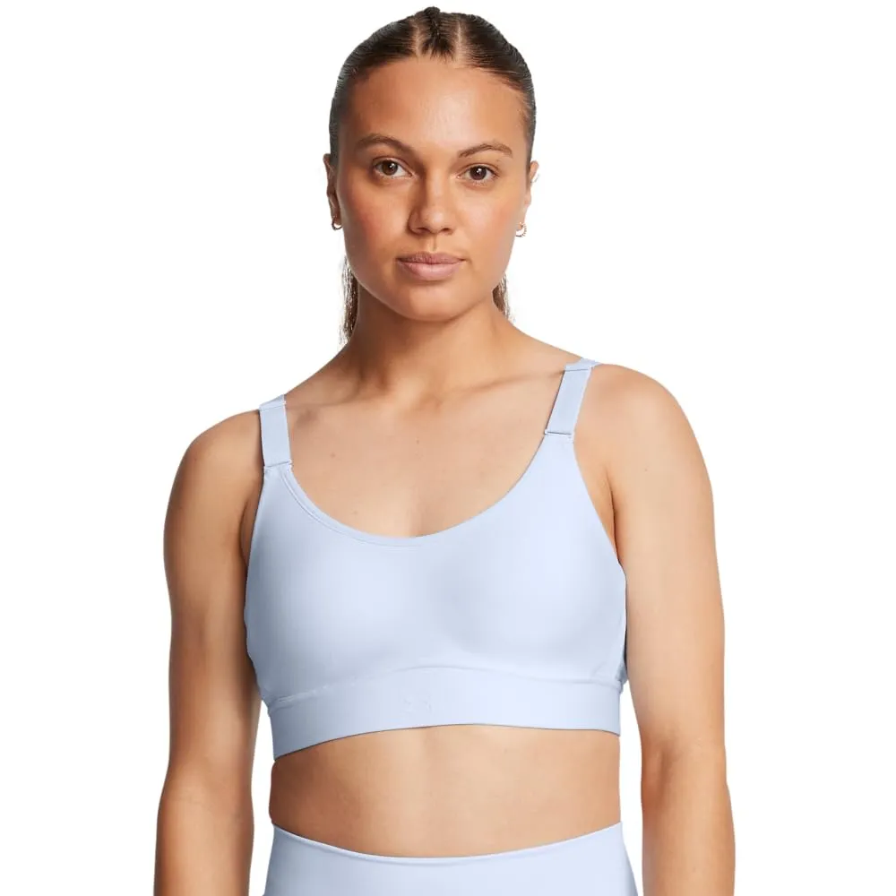 Under Armour Women's Infinity Mid Impact Sports Bra, Nimbus Blue, X-Small A-C - immagine 1