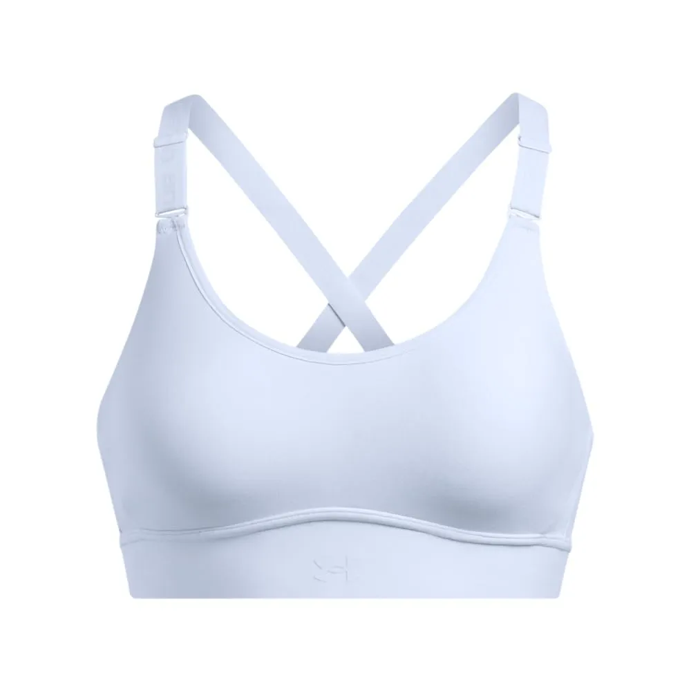 Under Armour Women's Infinity Mid Impact Sports Bra, Nimbus Blue, X-Small A-C - immagine 3