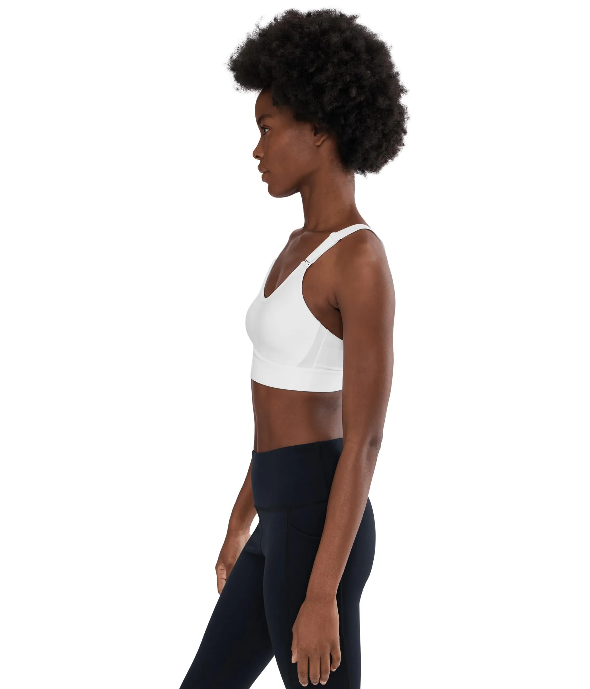 Under Armour Reggiseno da Corsa Donna 1384123-101 Bianco/Bianco XL A-C - immagine 3