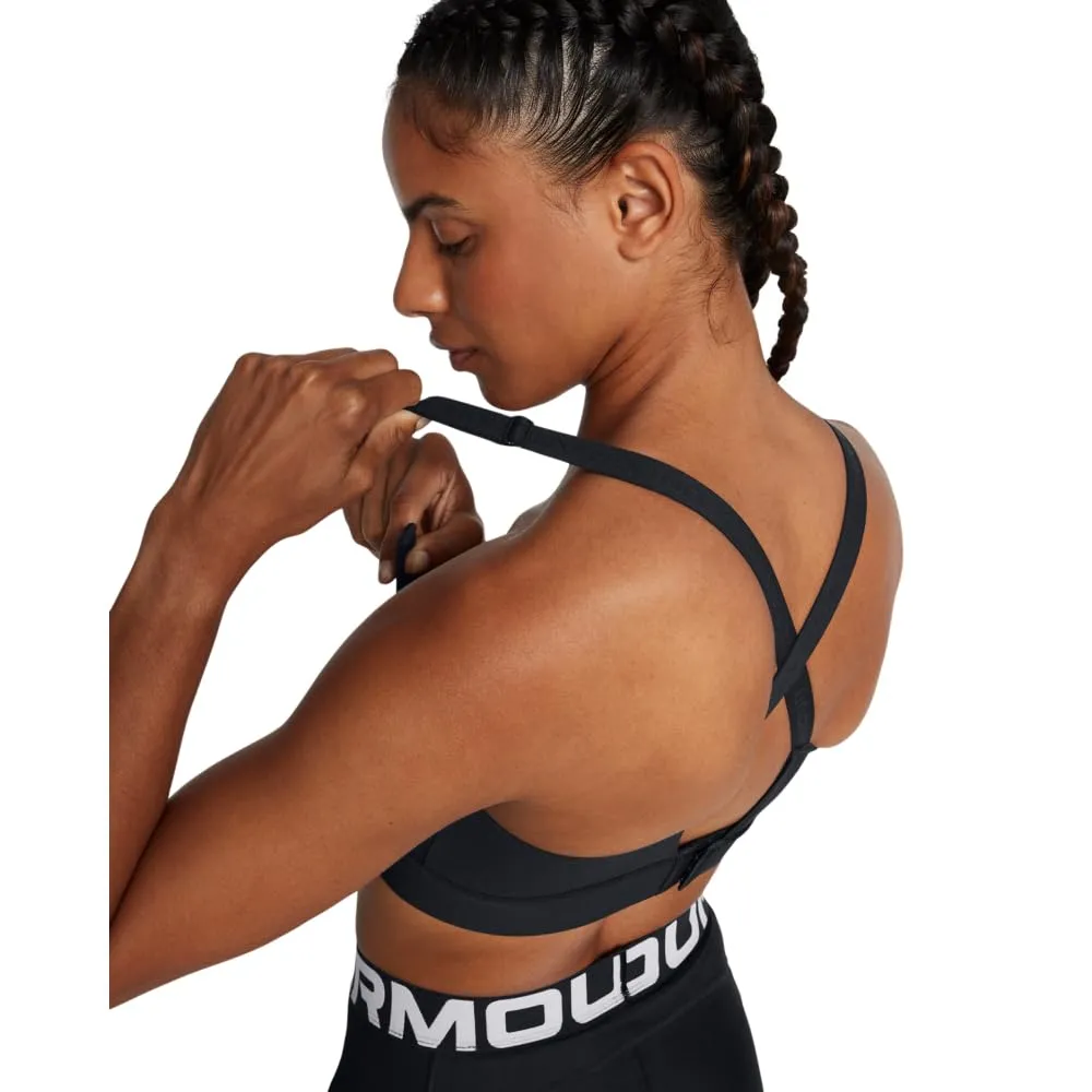 Under Armour Infinity Mid 2.0 Reggiseno - Nero/Nero - XL D-DD - immagine 7